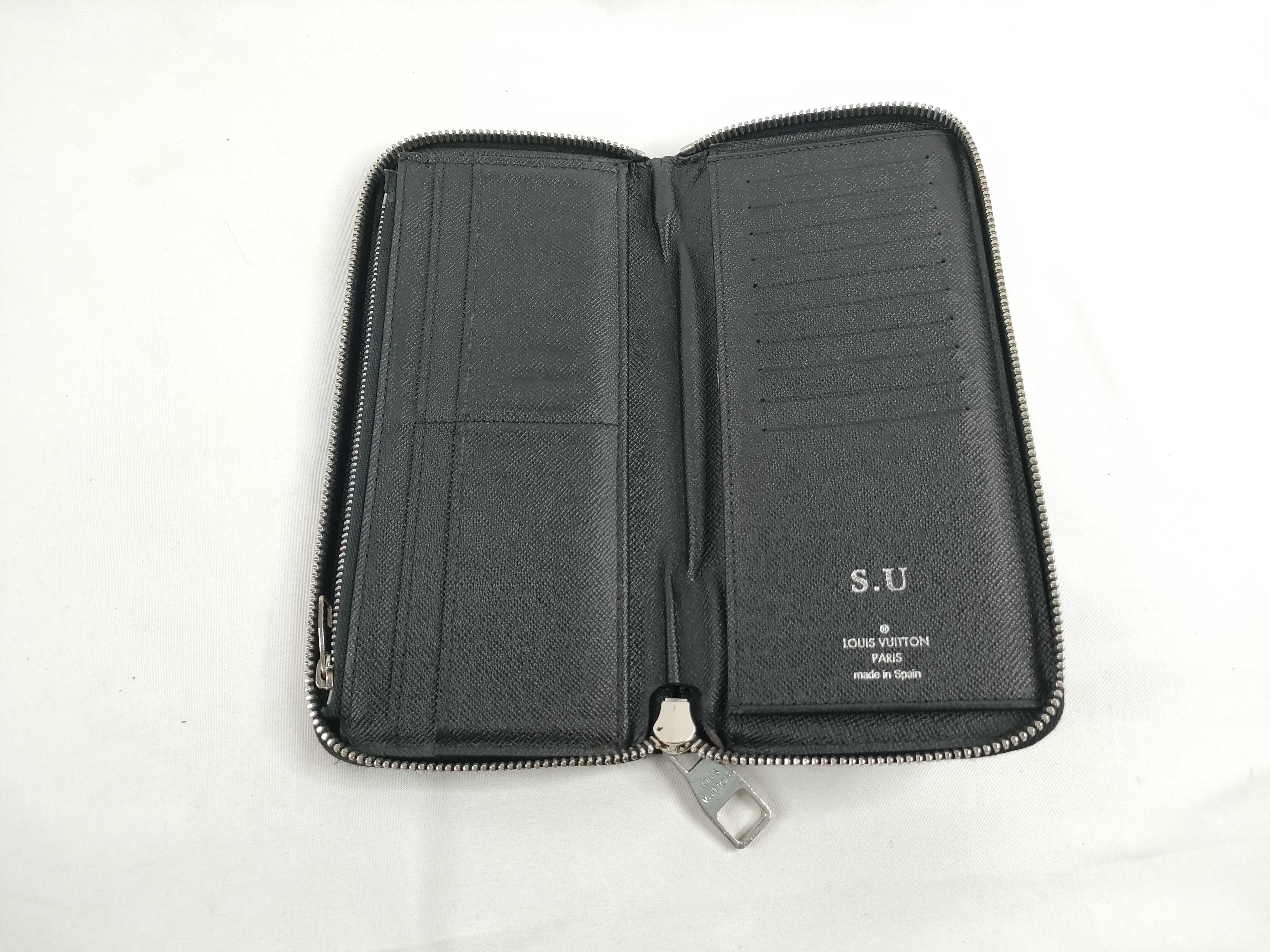 Damier Graphite Louis Vuitton Damier Graphite Zippy Vertical SV Hardware MB3148 Wallet — view 8