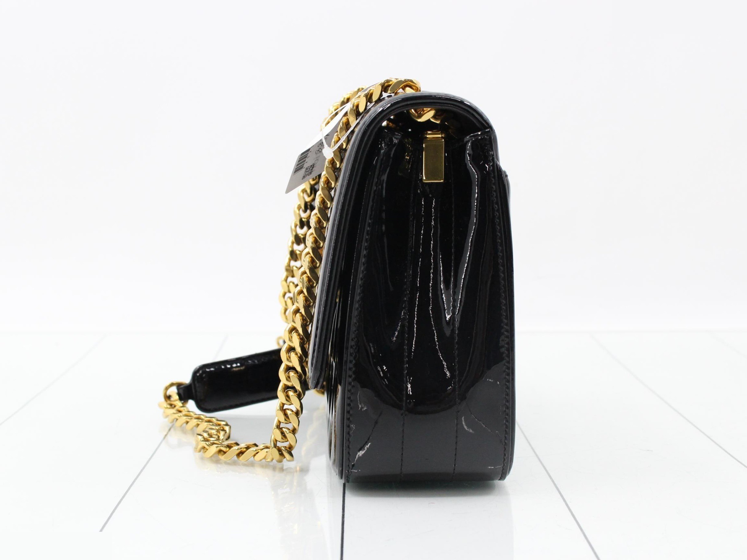 Other lines: Bags & Shoulder Bags - Vicki MM Patent Leather Black — view 3