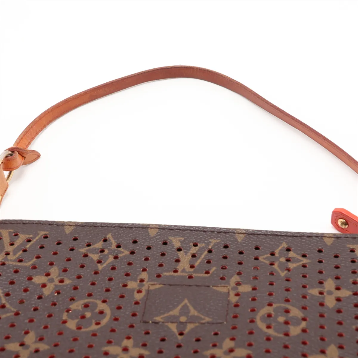 Monogram Perforated Pochette Accessoires M95185 BA0026 Brown — view 6