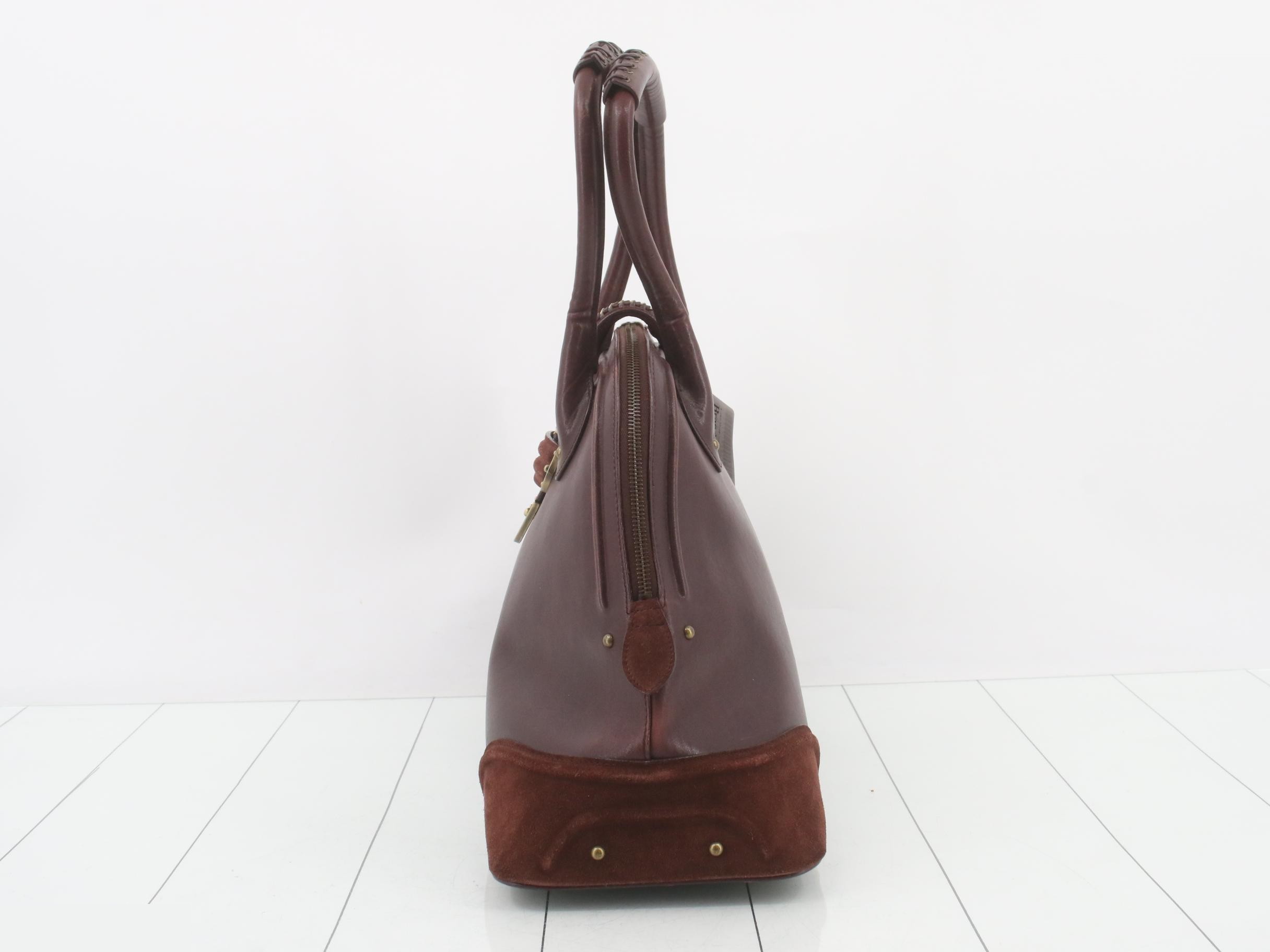 Jeanne Galliano era suede bag/handbag — view 3