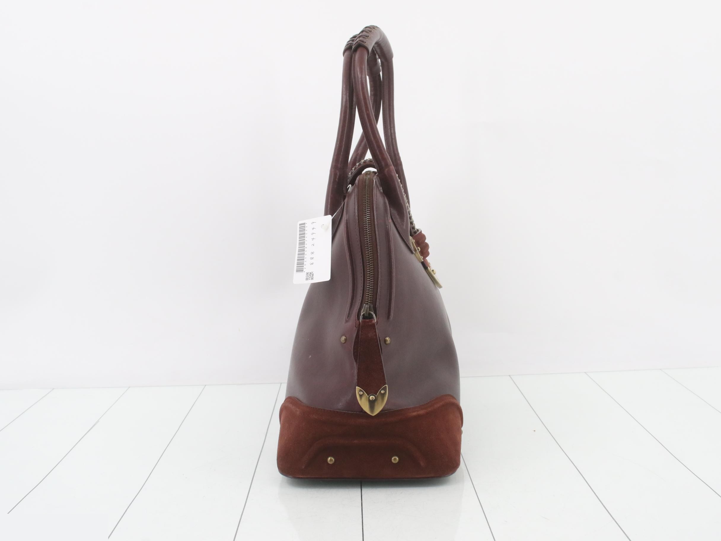 Jeanne Galliano era suede bag/handbag — view 4