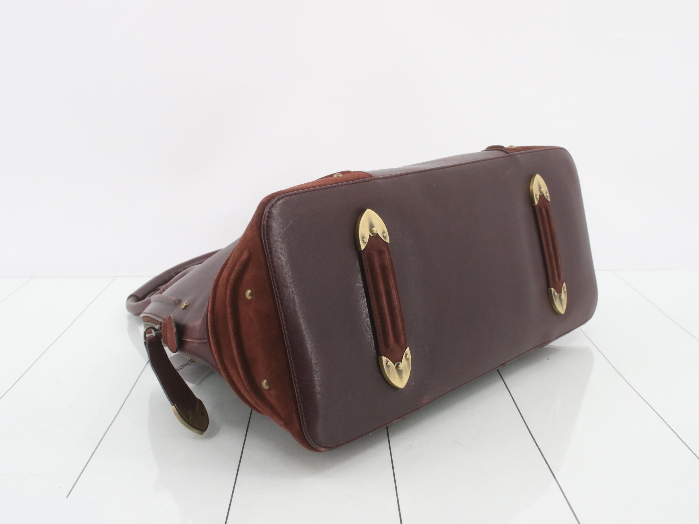 Jeanne Galliano era suede bag/handbag — view 5
