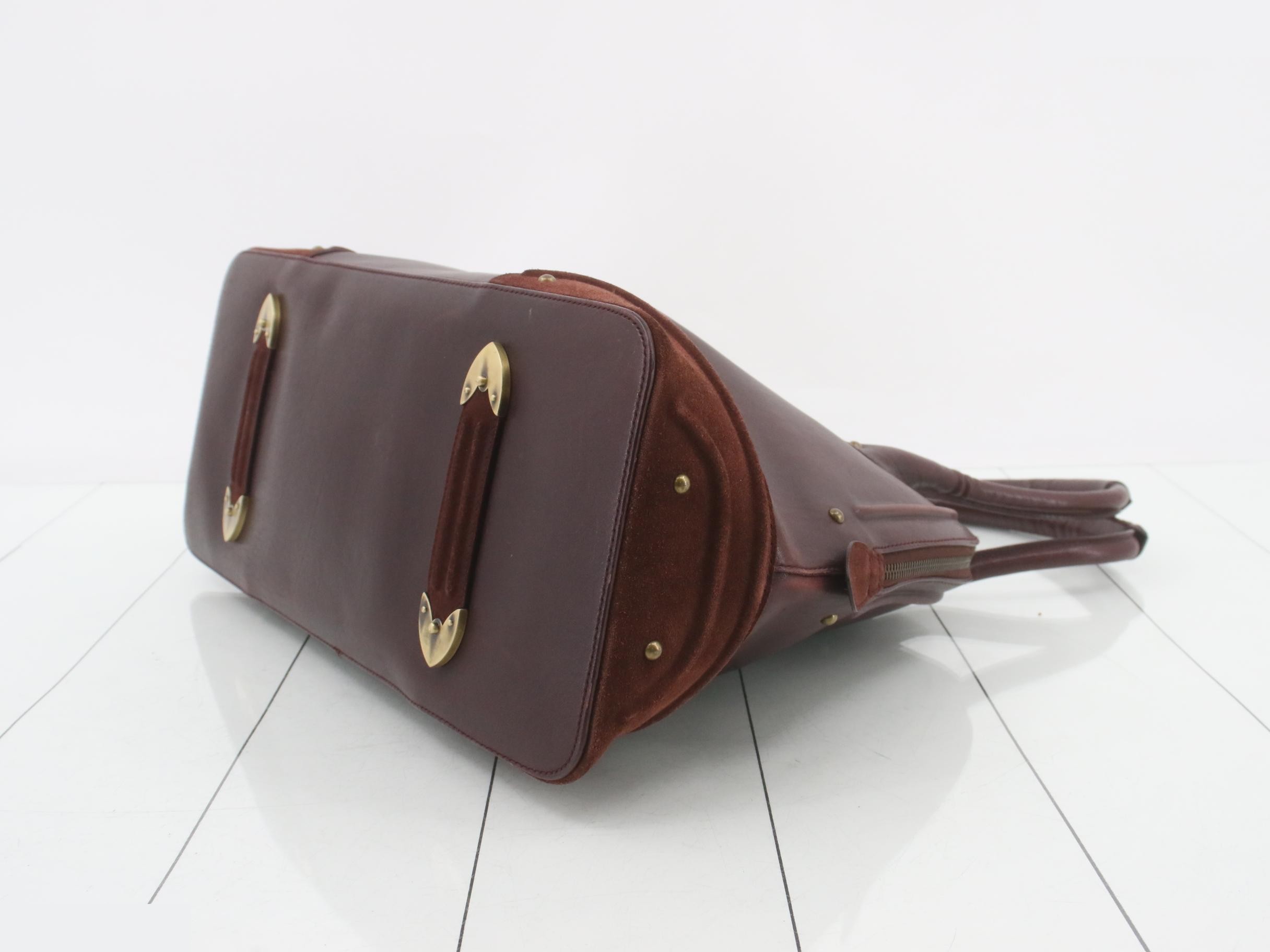 Jeanne Galliano era suede bag/handbag — view 6