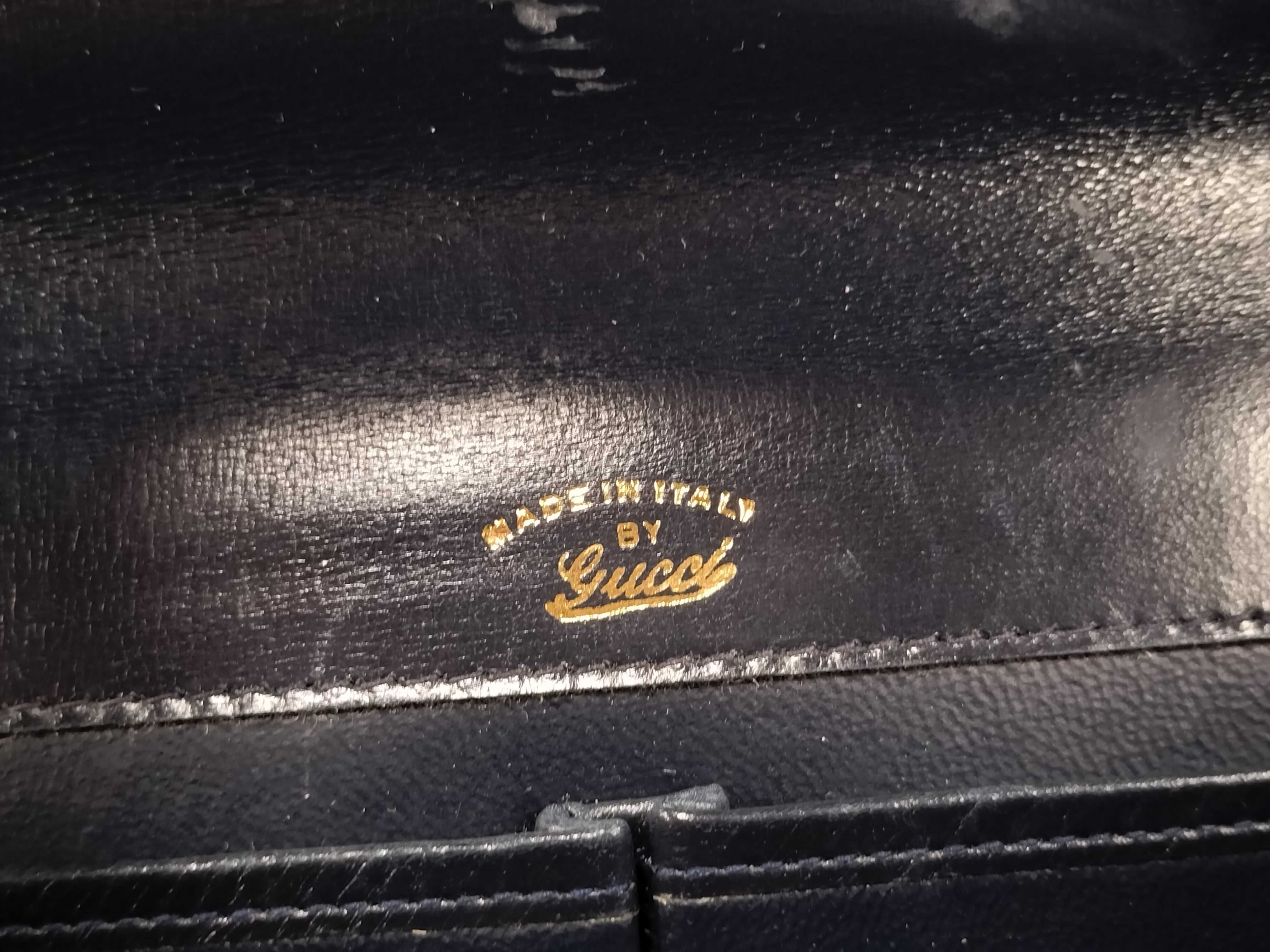 Old Gucci Box Calf One Shoulder Bag Handbag — view 12