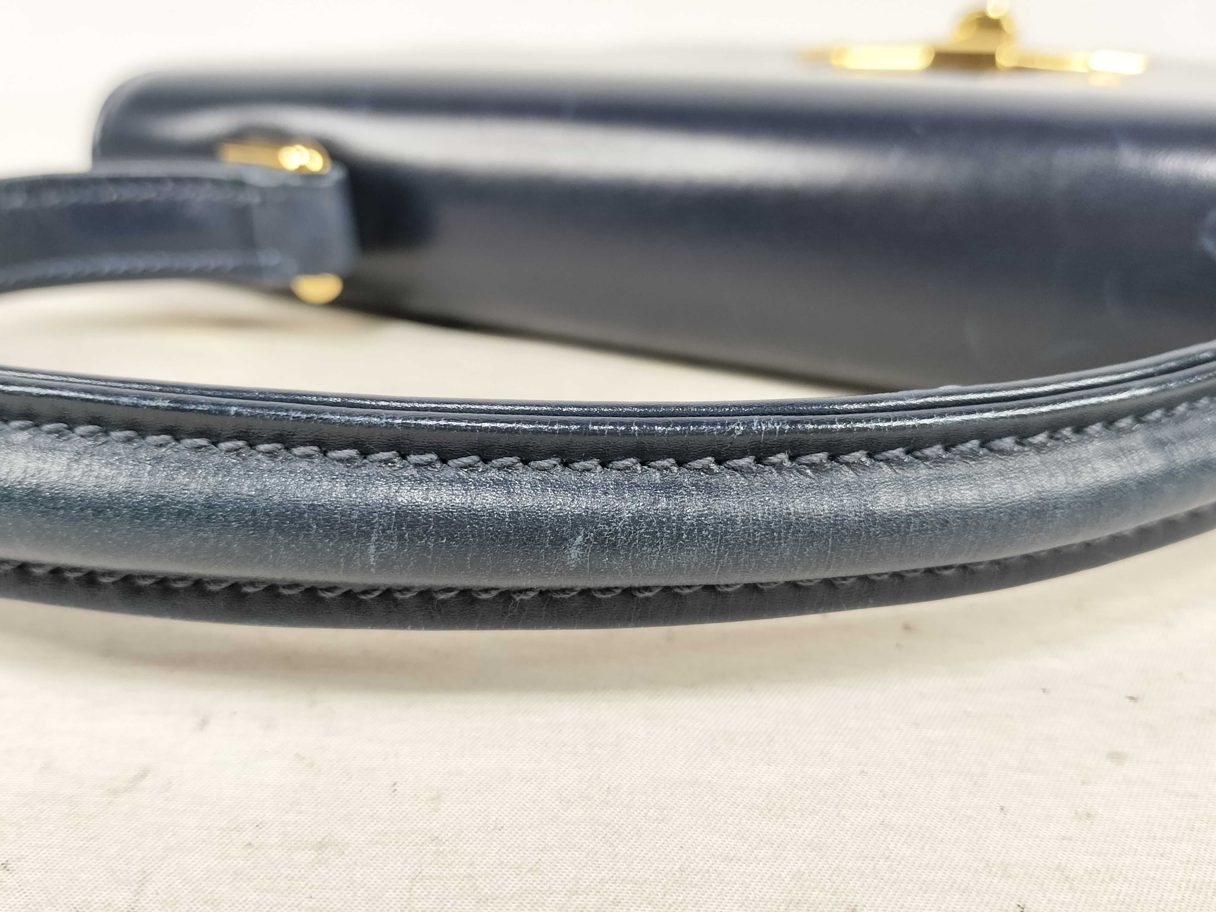 Old Gucci Box Calf One Shoulder Bag Handbag — view 4