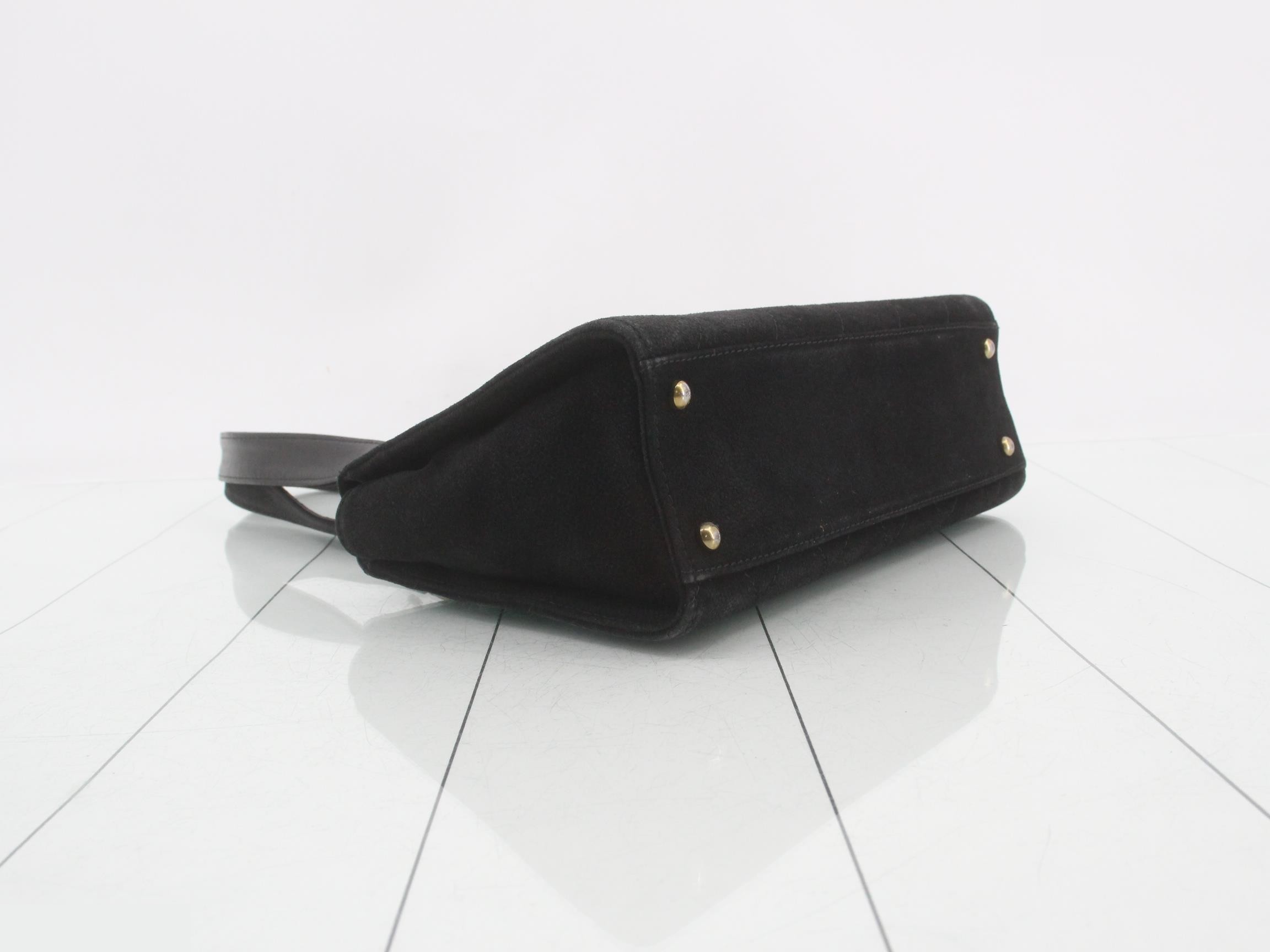 Wild Stitch Suede Coco Mark Handbag — view 5
