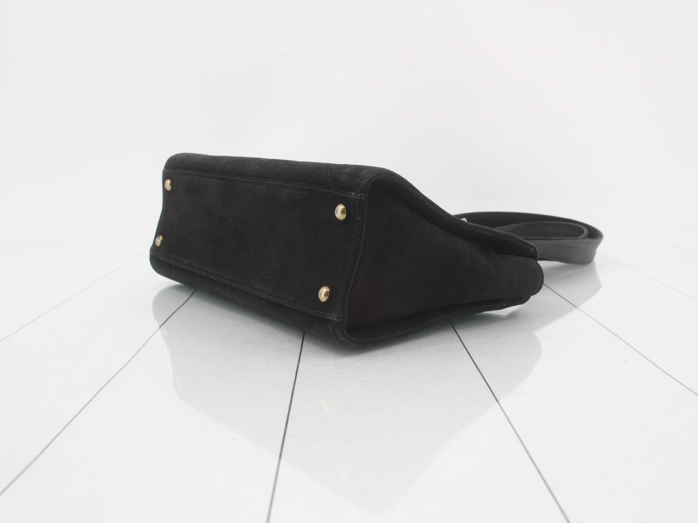 Wild Stitch Suede Coco Mark Handbag — view 6