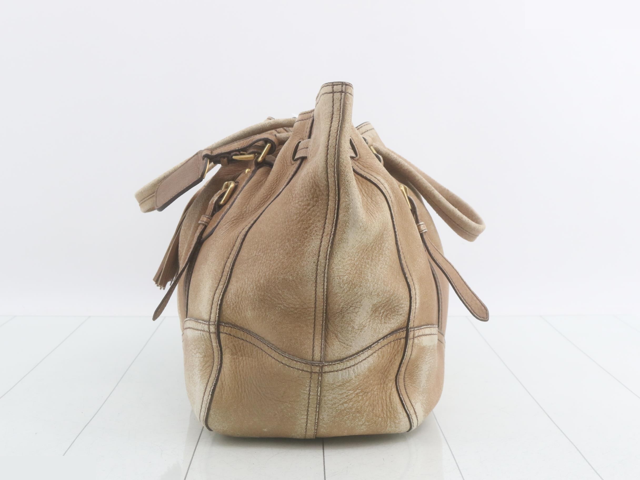 Suede fringe tote bag — view 3