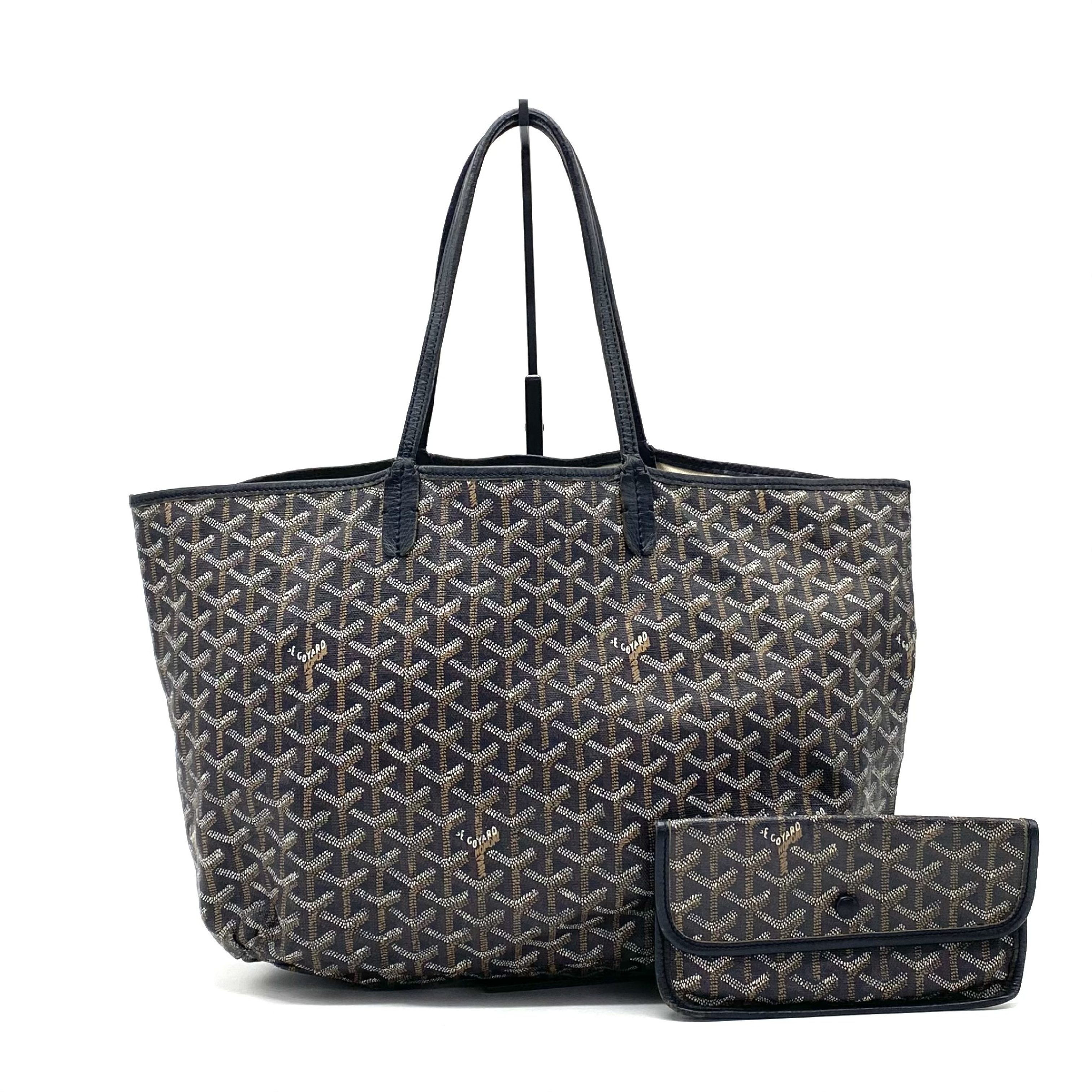 Saint Louis Leather Tote Bag with Pouch