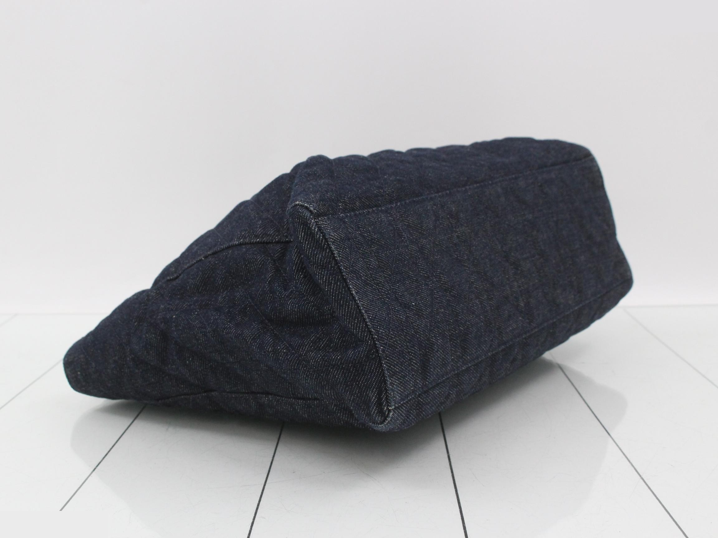 Cannage Denim Handbag — view 5