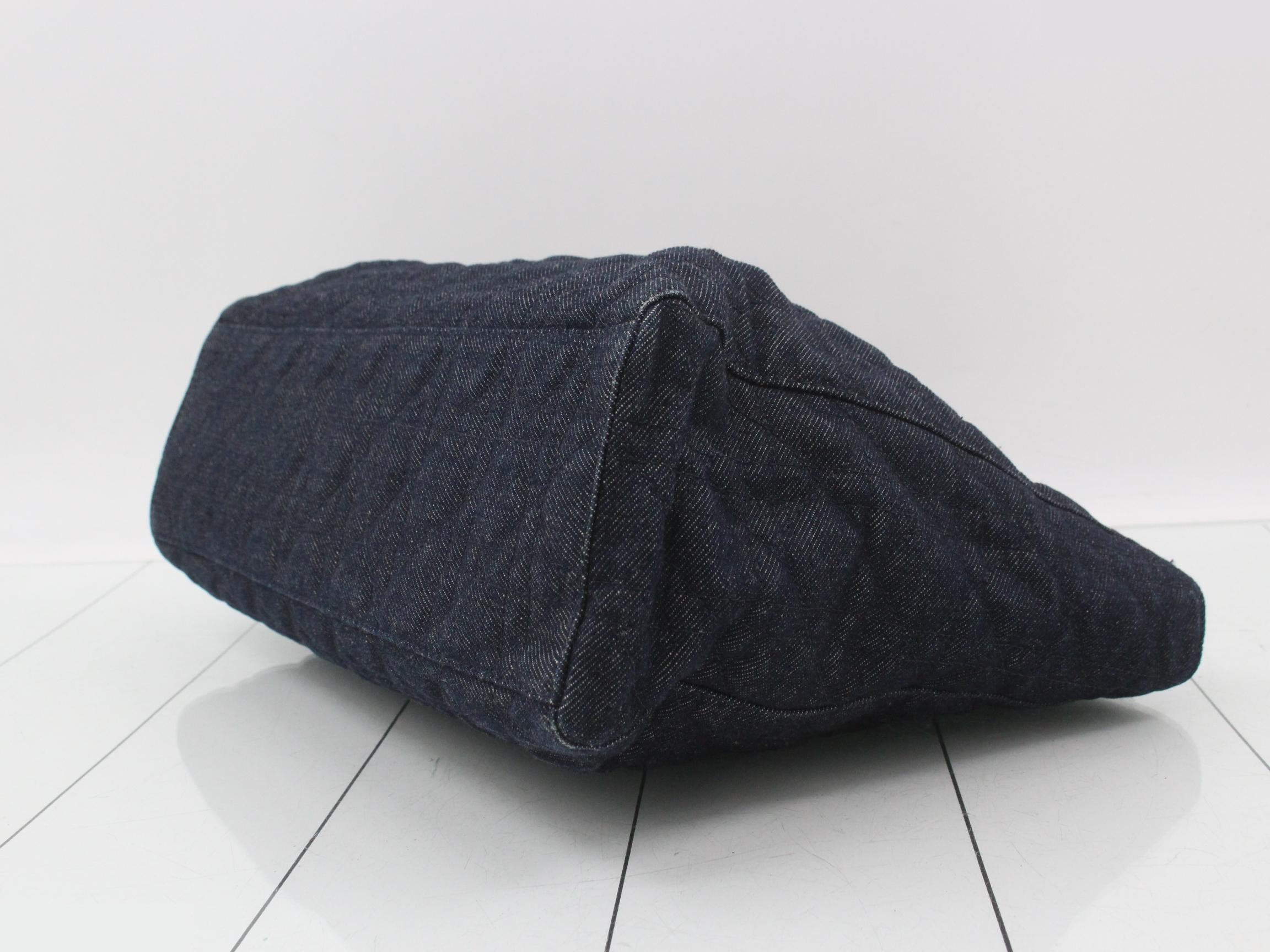 Cannage Denim Handbag — view 6