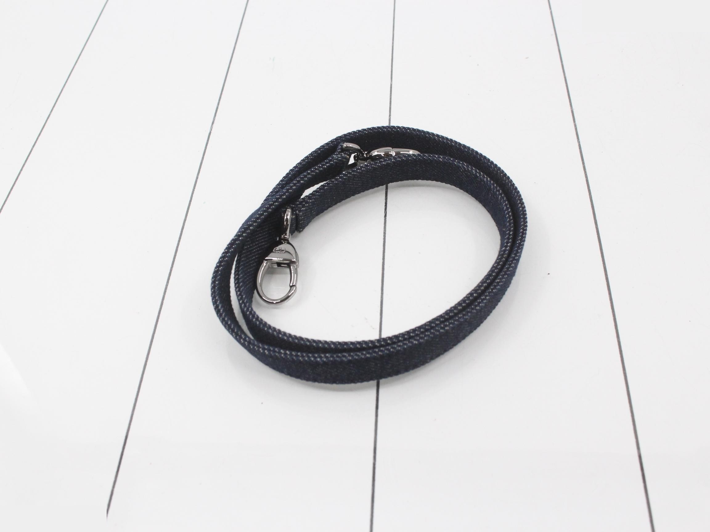 Cannage Denim Handbag — view 7