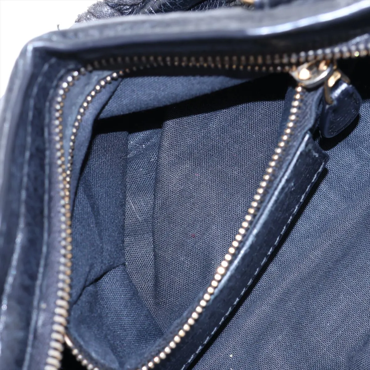 Giant Mini City Leather 2-Way Handbag, Black, 309544 — view 9