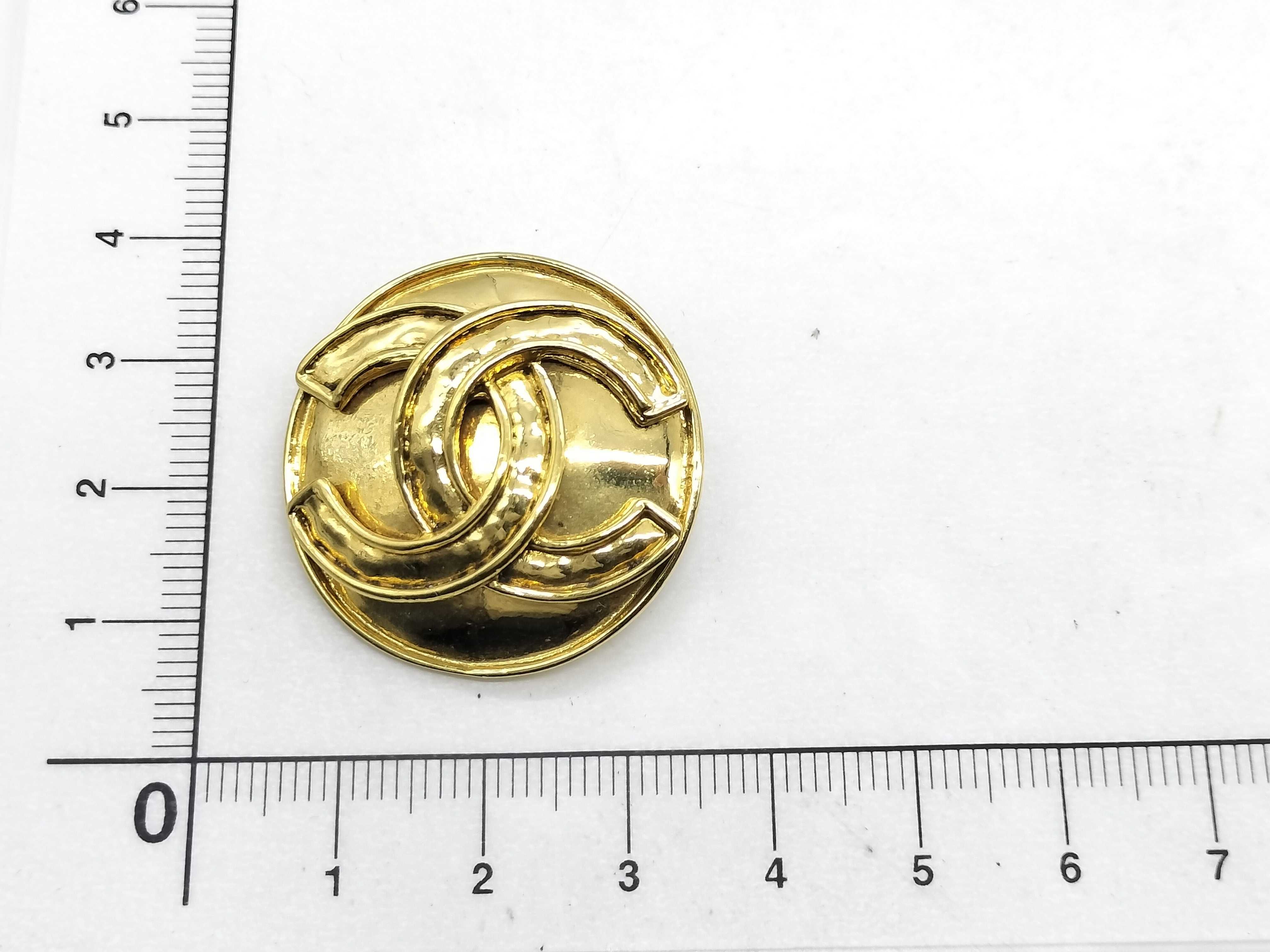 Coco Mark 94P Gold Color Brooch — view 5