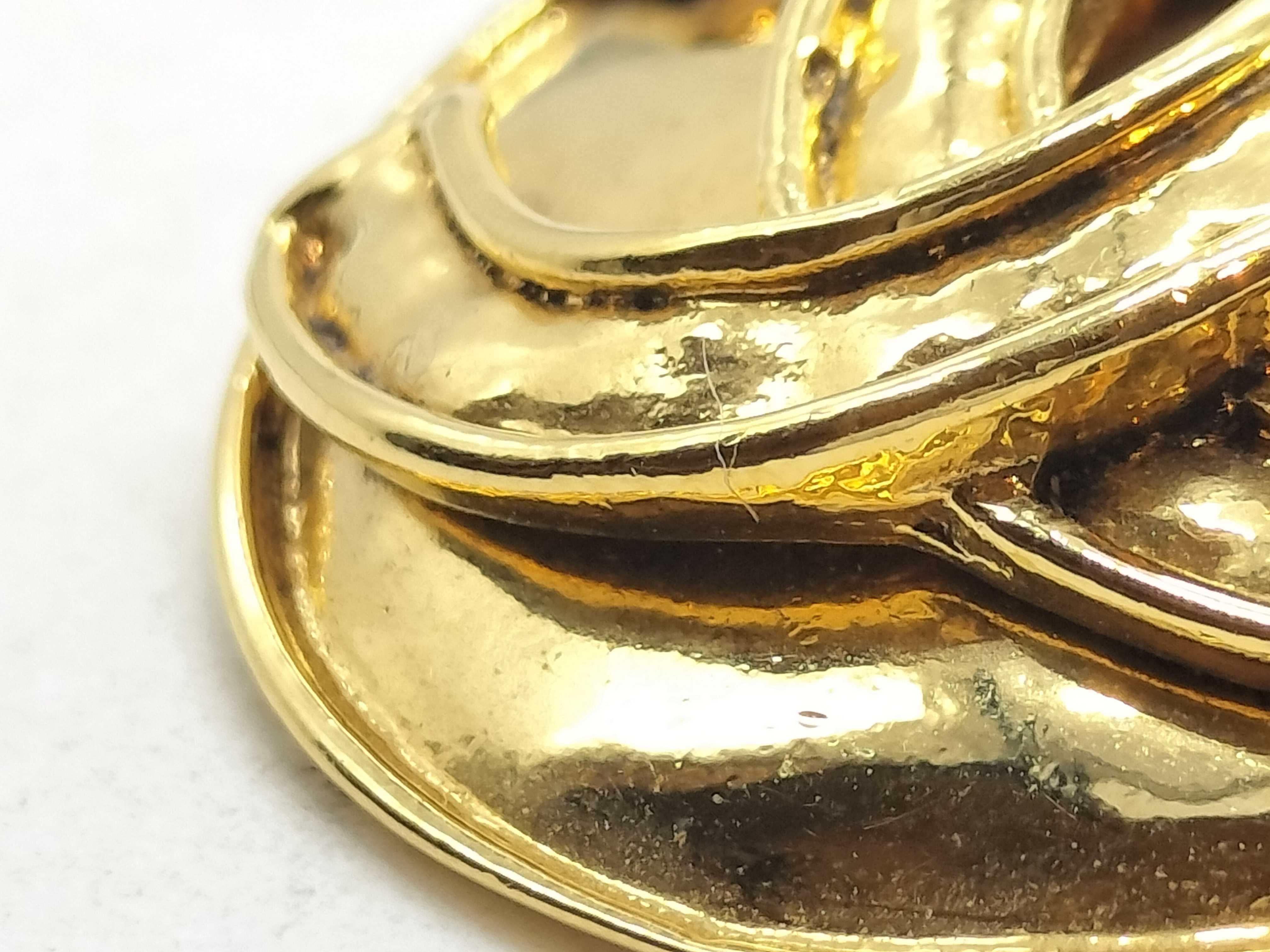Coco Mark 94P Gold Color Brooch — view 6