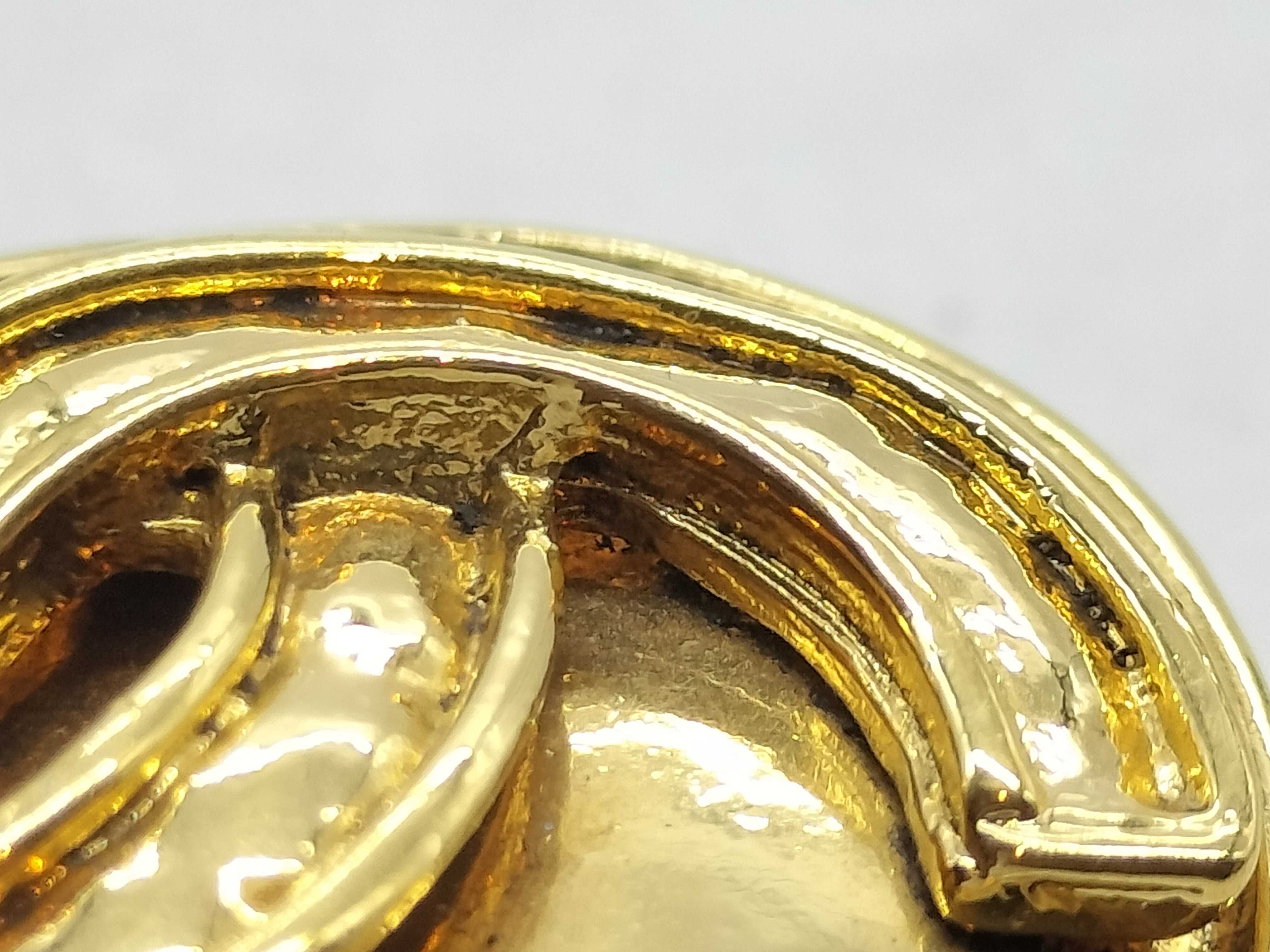 Coco Mark 94P Gold Color Brooch — view 7