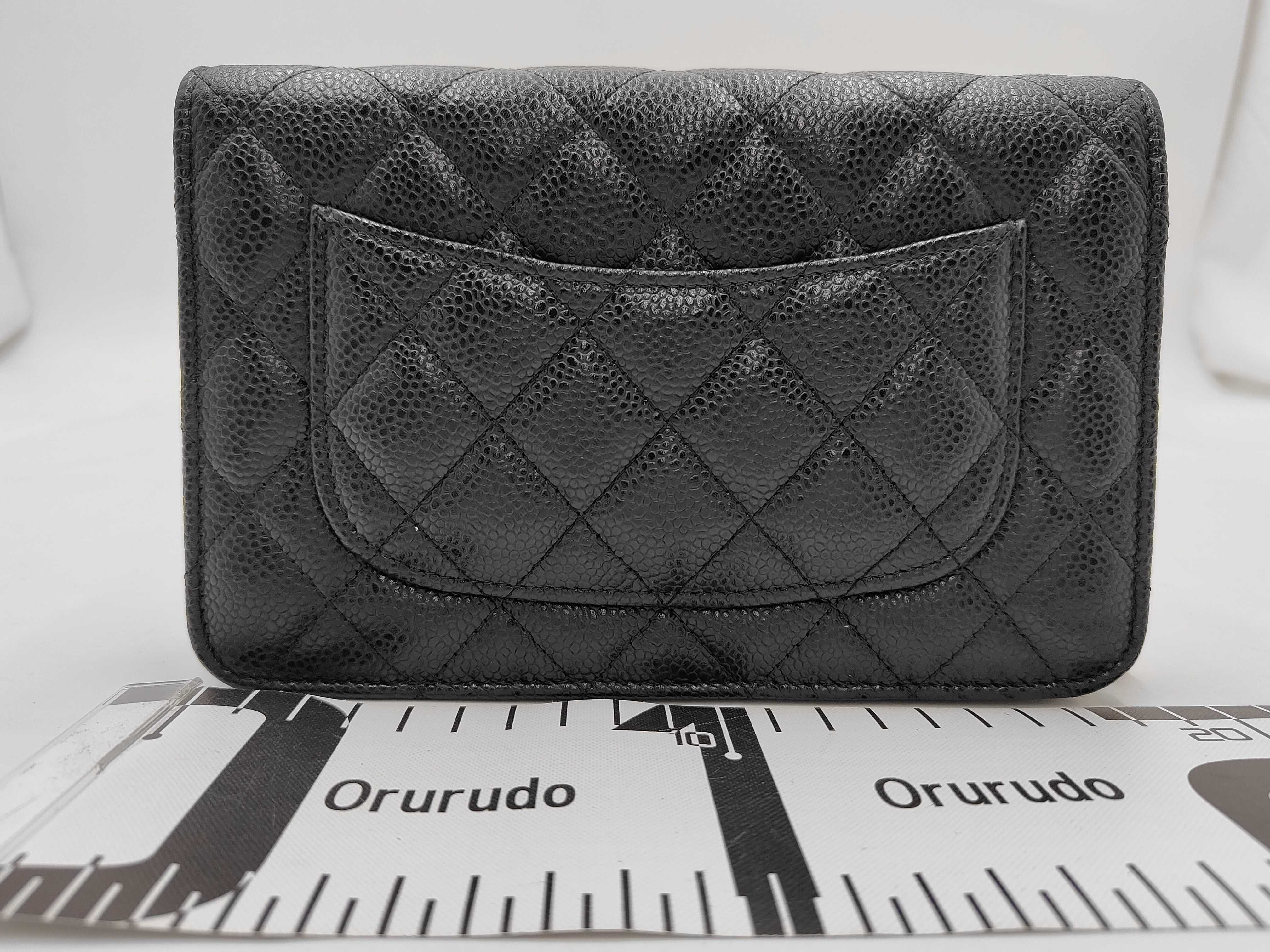 Black Gold Hardware Calfskin WOC Shoulder Bag — view 2
