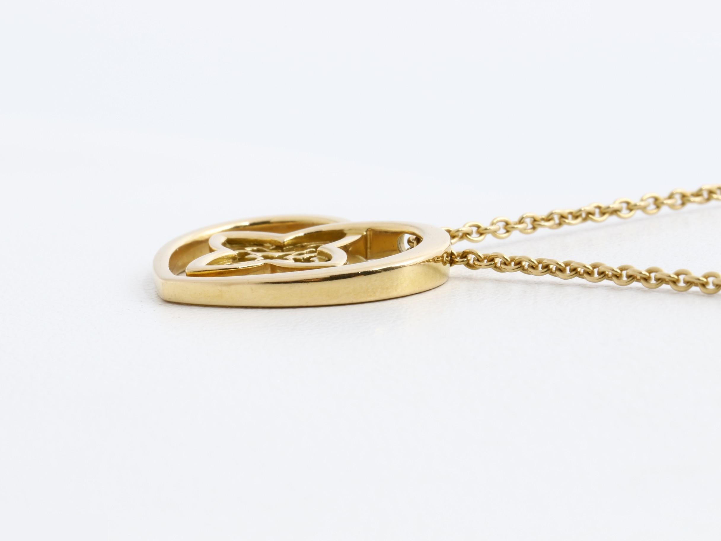 Pendant Coeur, 750PG, 5.4g, chain approximately 41cm — view 4
