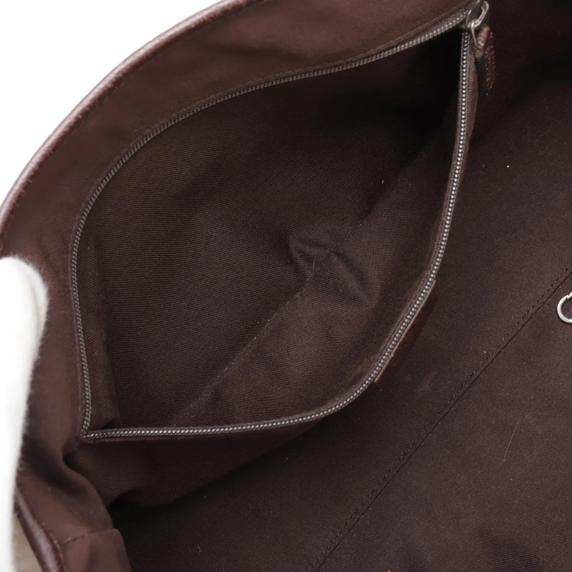 GG Canvas 105810 Canvas x Leather Handbag Beige x Brown — view 8
