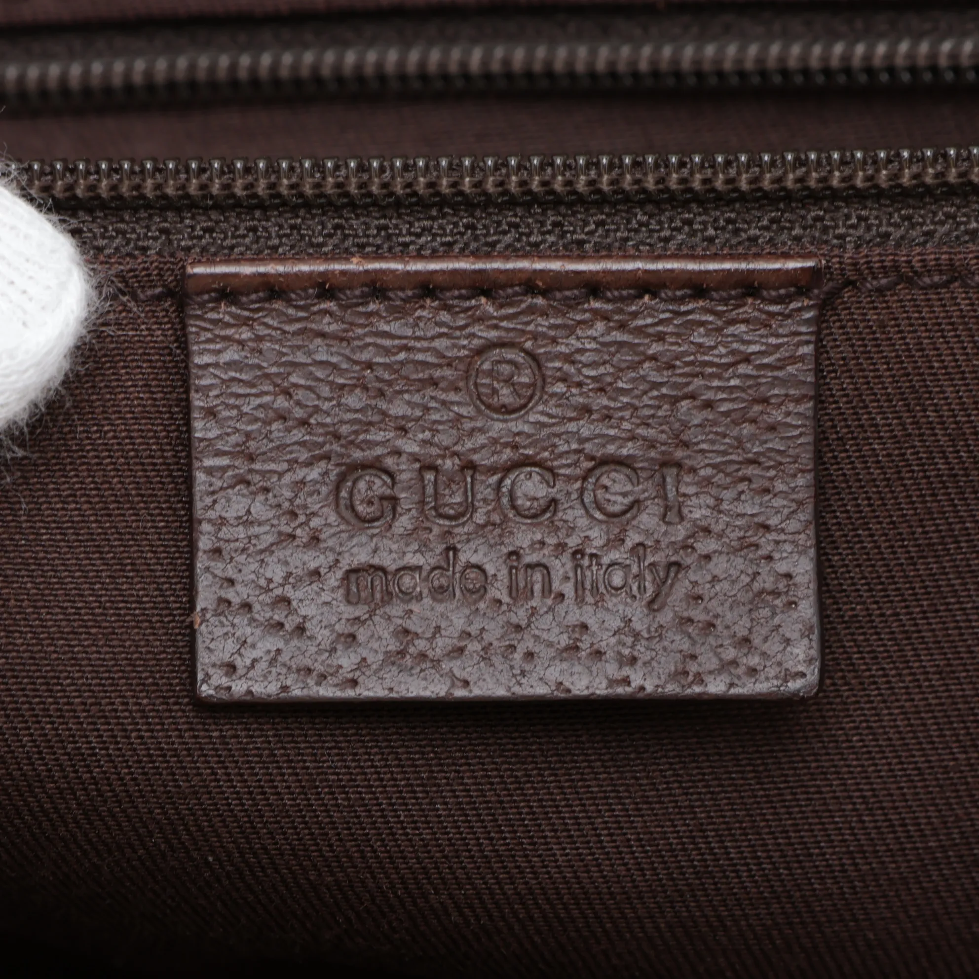 GG Canvas 105810 Canvas x Leather Handbag Beige x Brown — view 10
