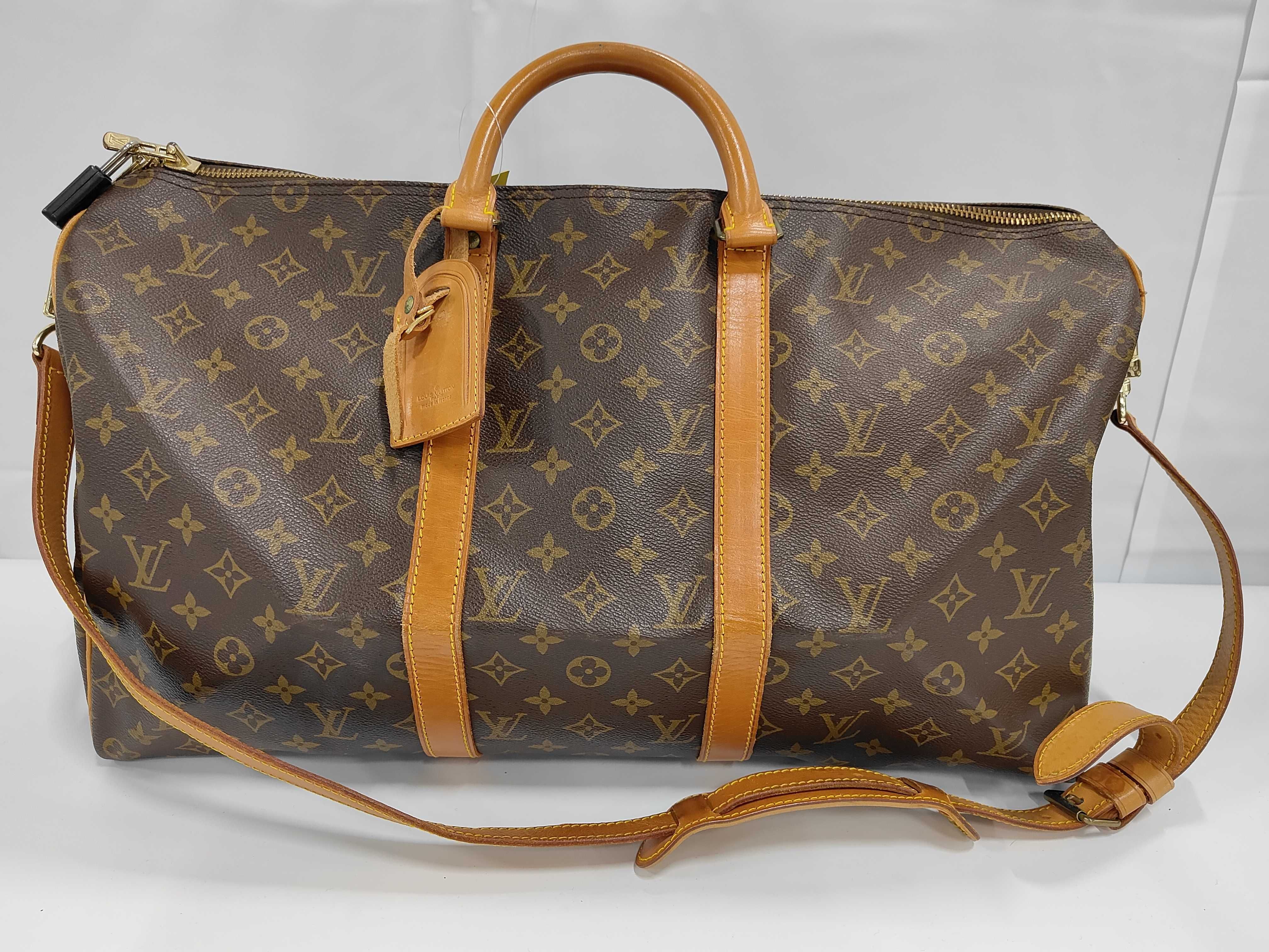 Monogram M41416 Keepall Bandoulière 50 Boston Bag