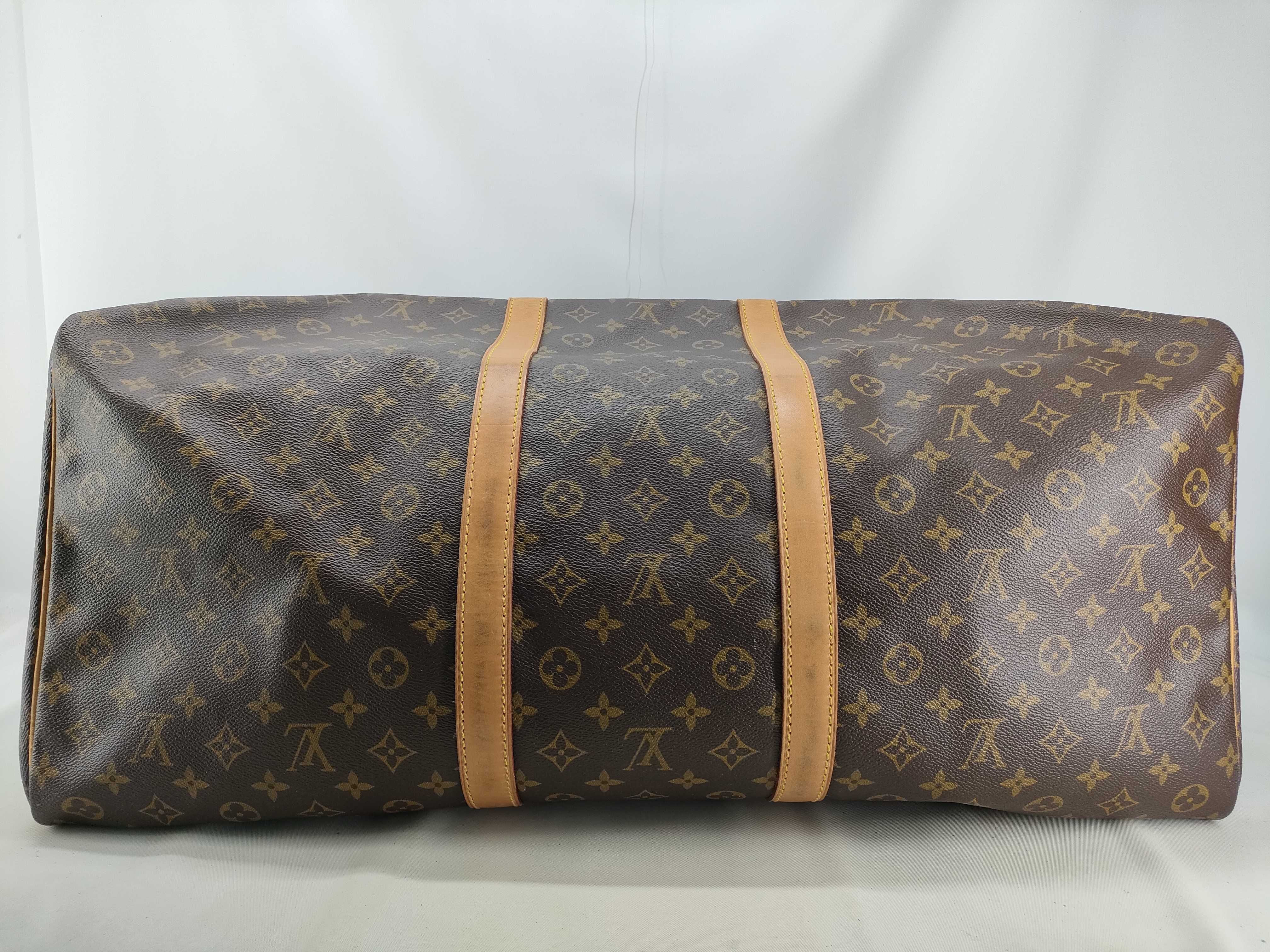 Monogram Keepall 60 Boston Bag Clutch Bag — view 3