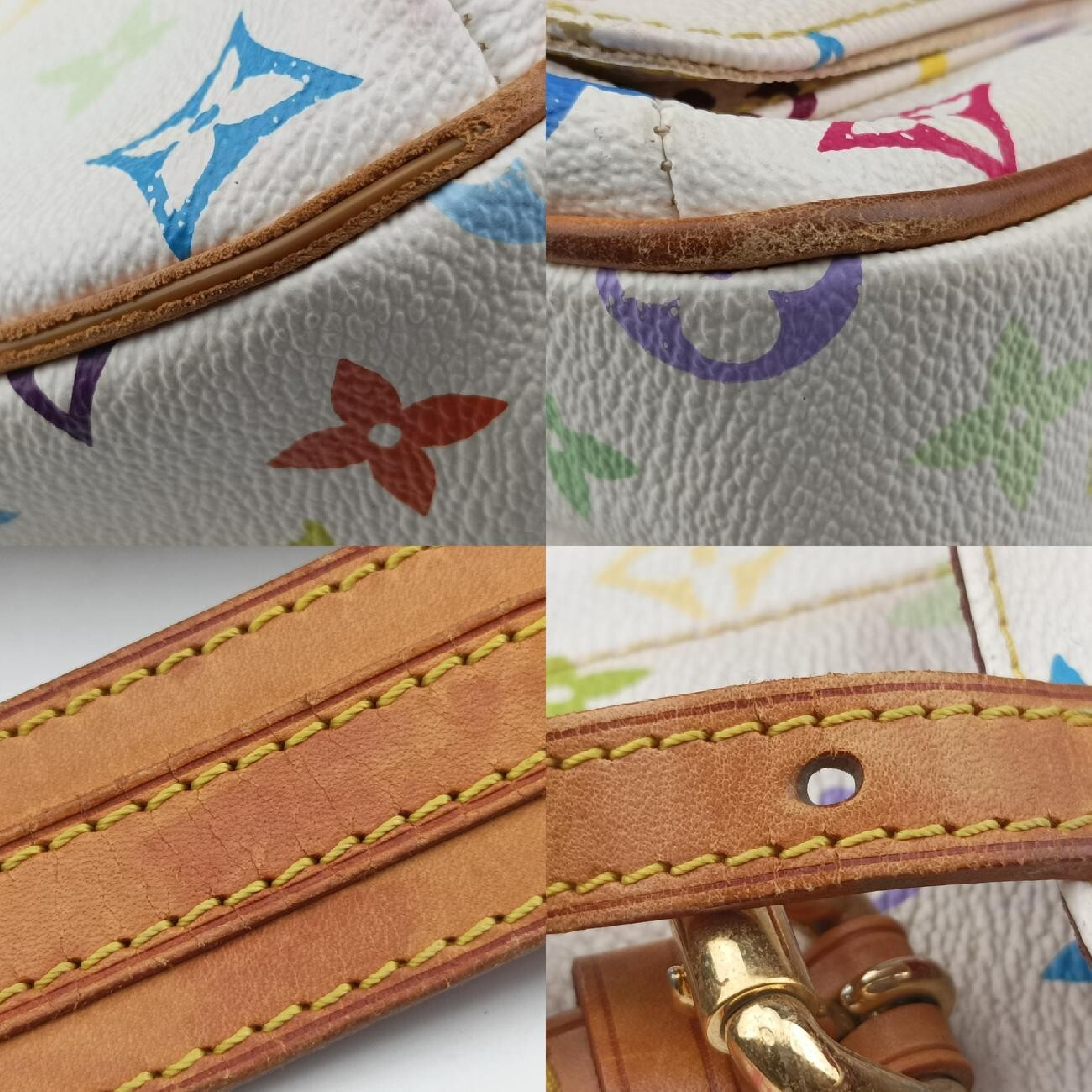 Lodge PM Blanc Monogram Multicolor M40053 FL0016 Shoulder Bag — view 11