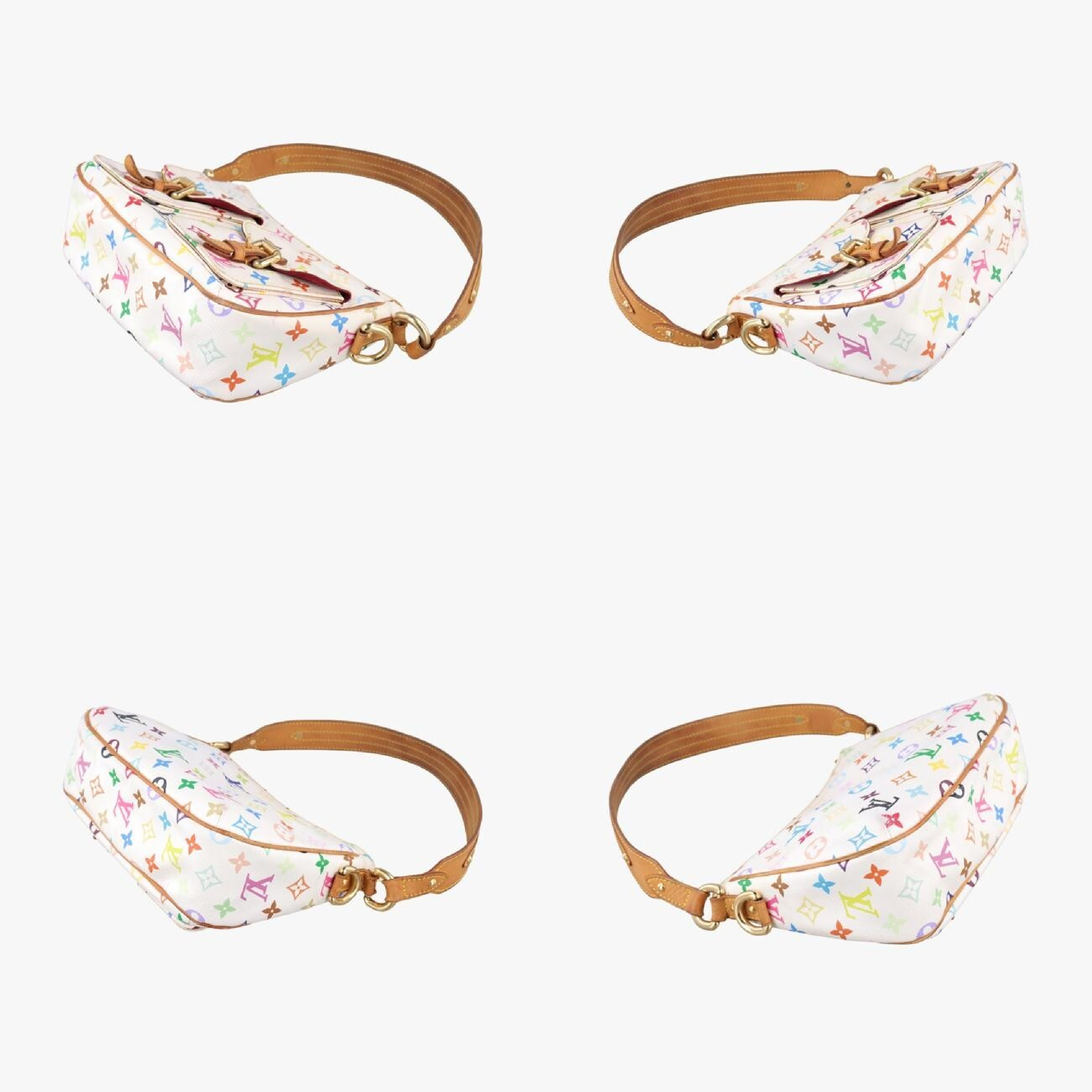 Lodge PM Blanc Monogram Multicolor M40053 FL0016 Shoulder Bag — view 4