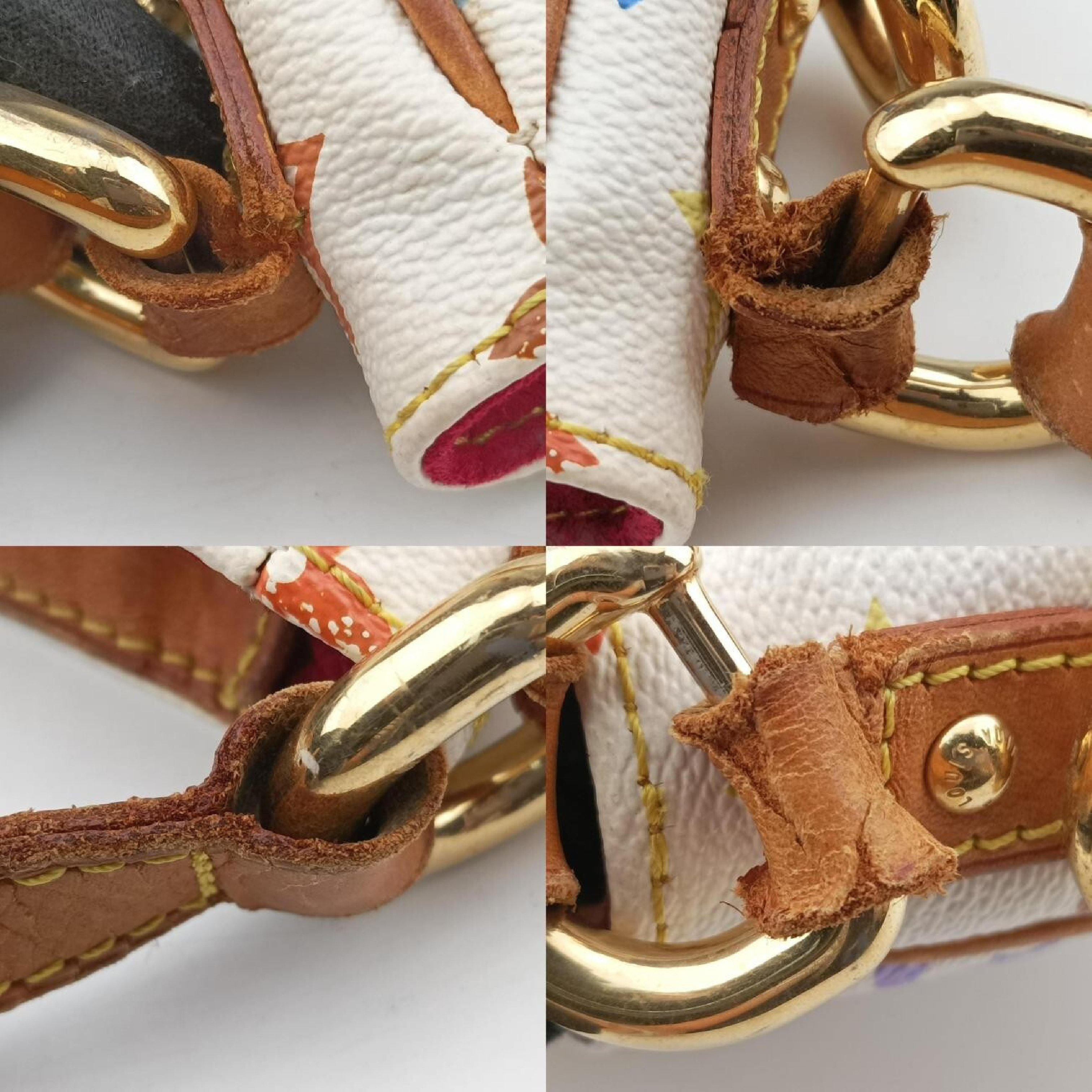 Lodge PM Blanc Monogram Multicolor M40053 FL0016 Shoulder Bag — view 9