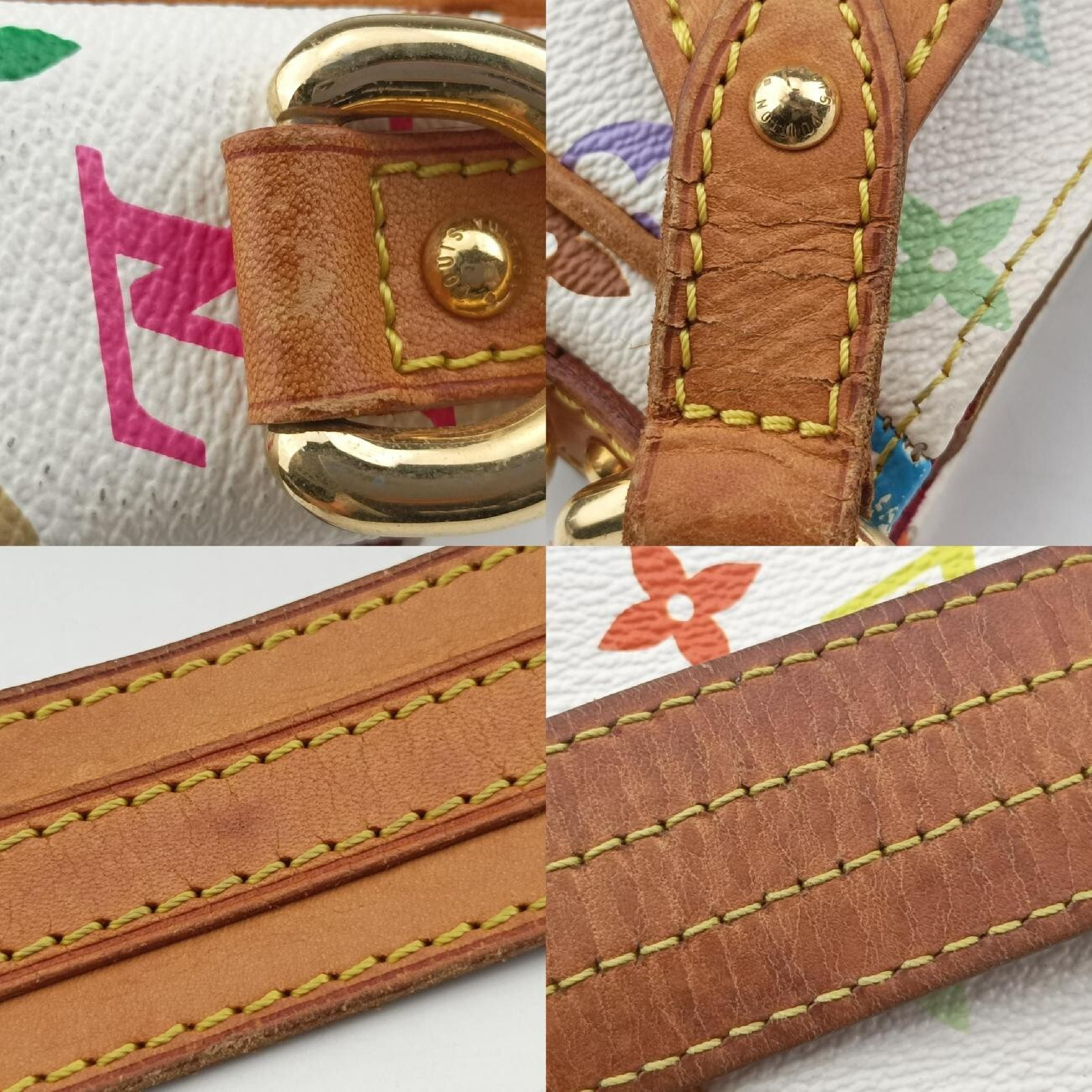 Lodge PM Blanc Monogram Multicolor M40053 FL0016 Shoulder Bag — view 10
