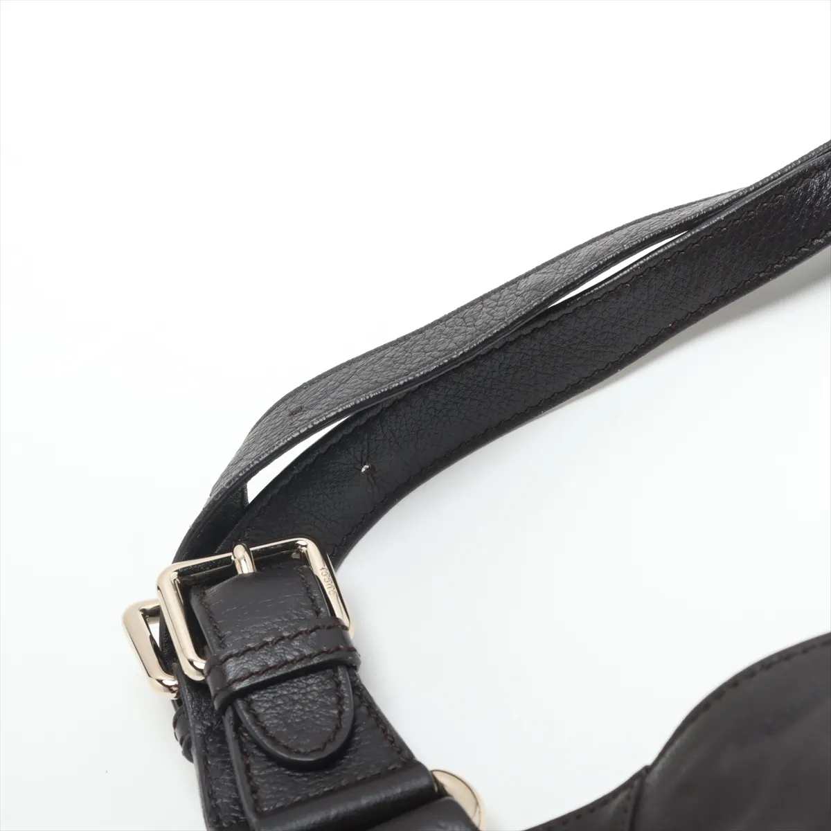 Charlotte Leather Tote Bag Brown 353707 — view 12
