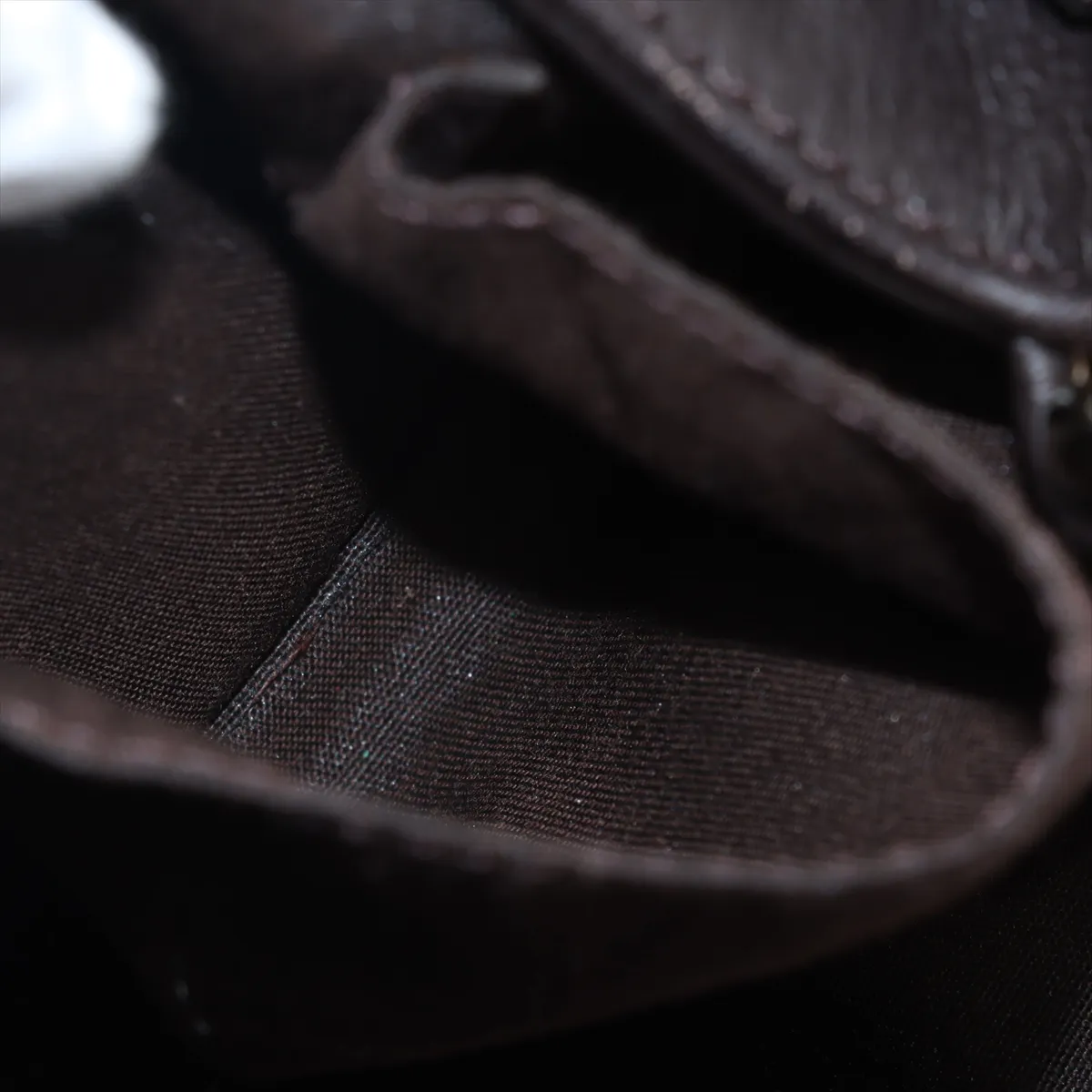 Charlotte Leather Tote Bag Brown 353707 — view 10