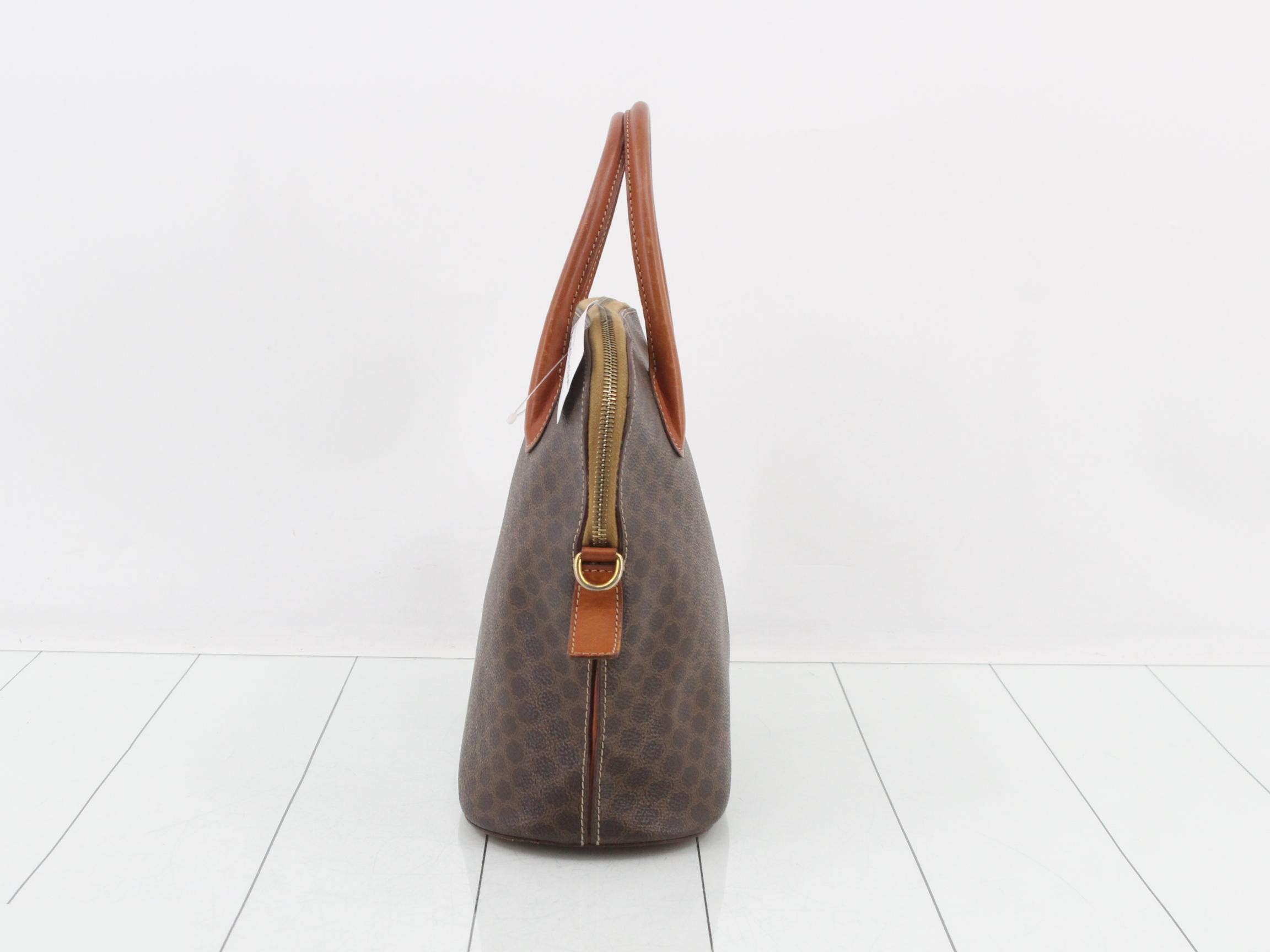 Macadam handbag, PVC/leather, brown — view 3