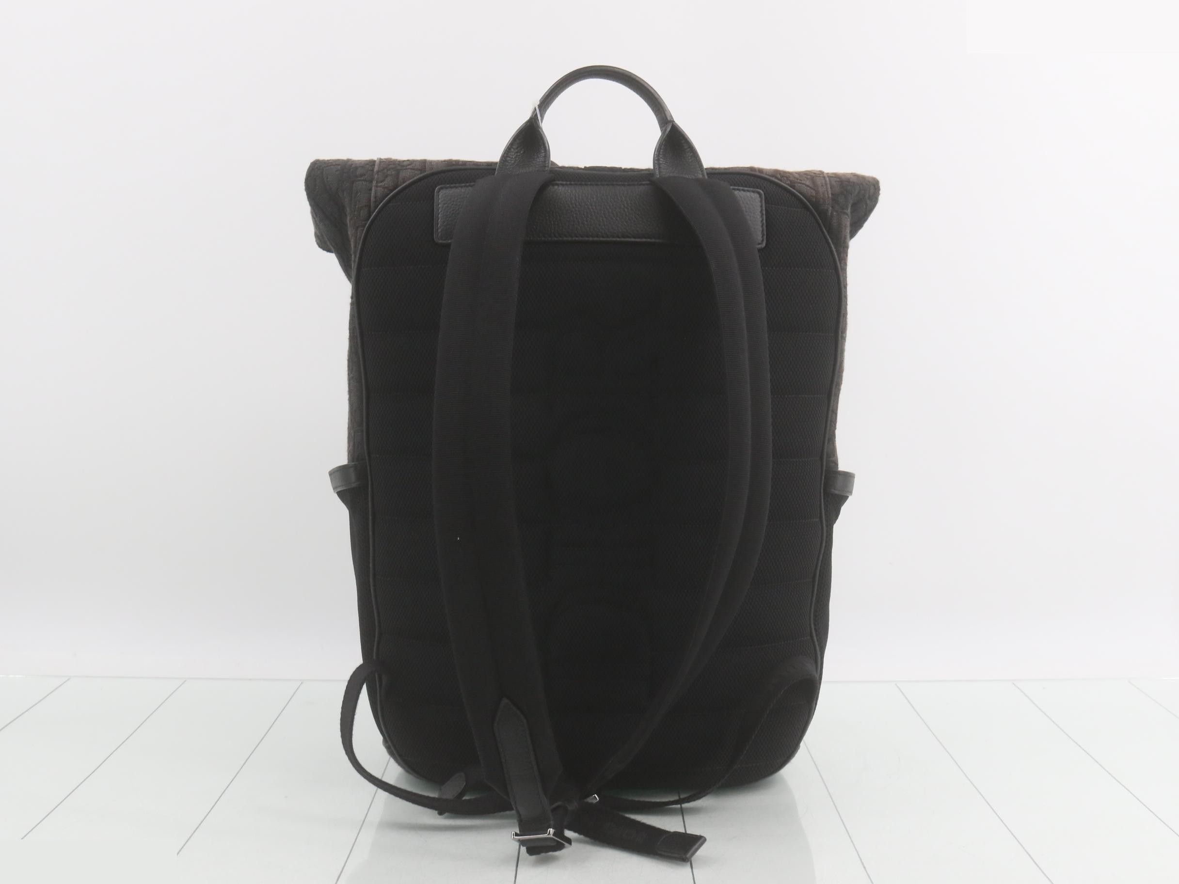 Oblique Backpack, Black, 0284 — view 2