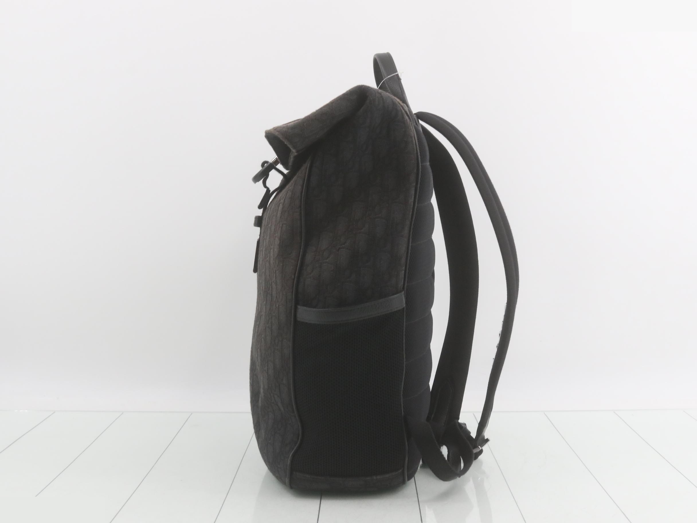 Oblique Backpack, Black, 0284 — view 3