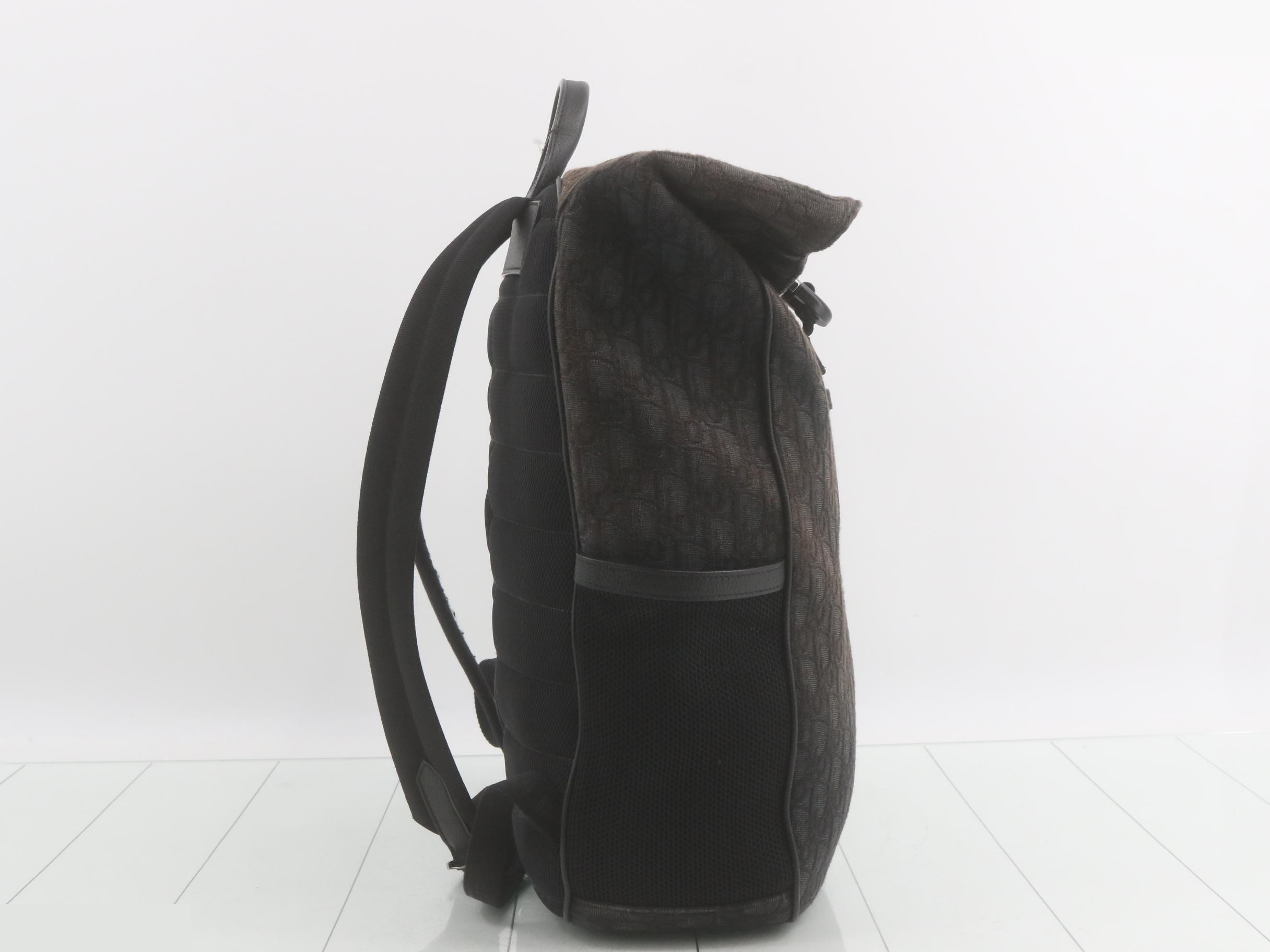 Oblique Backpack, Black, 0284 — view 4
