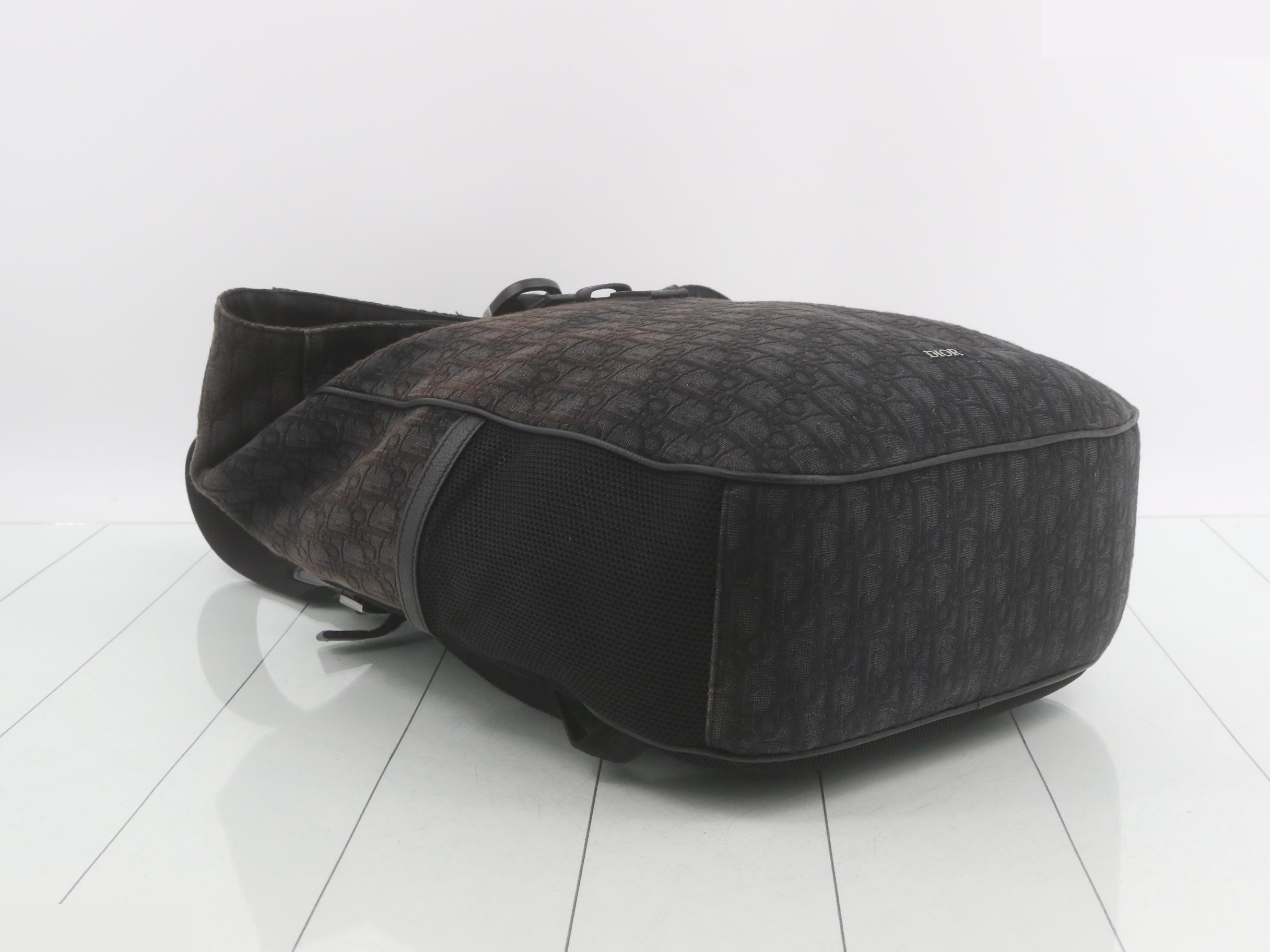 Oblique Backpack, Black, 0284 — view 5