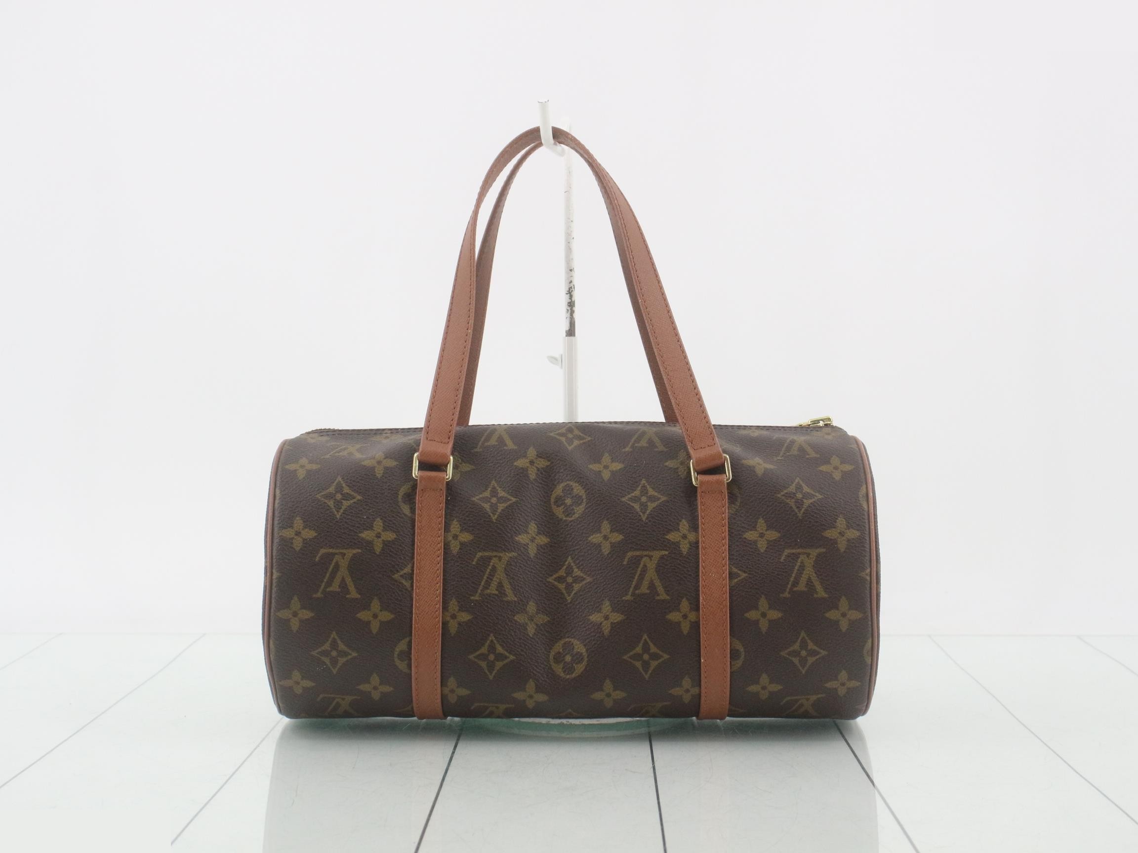 Monogram Papillon 30 handbag with pouch — view 2