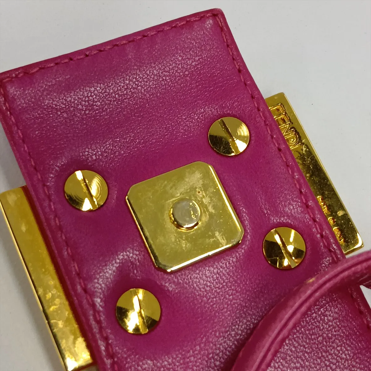 Croissant Suede Shoulder Bag Pink — view 11