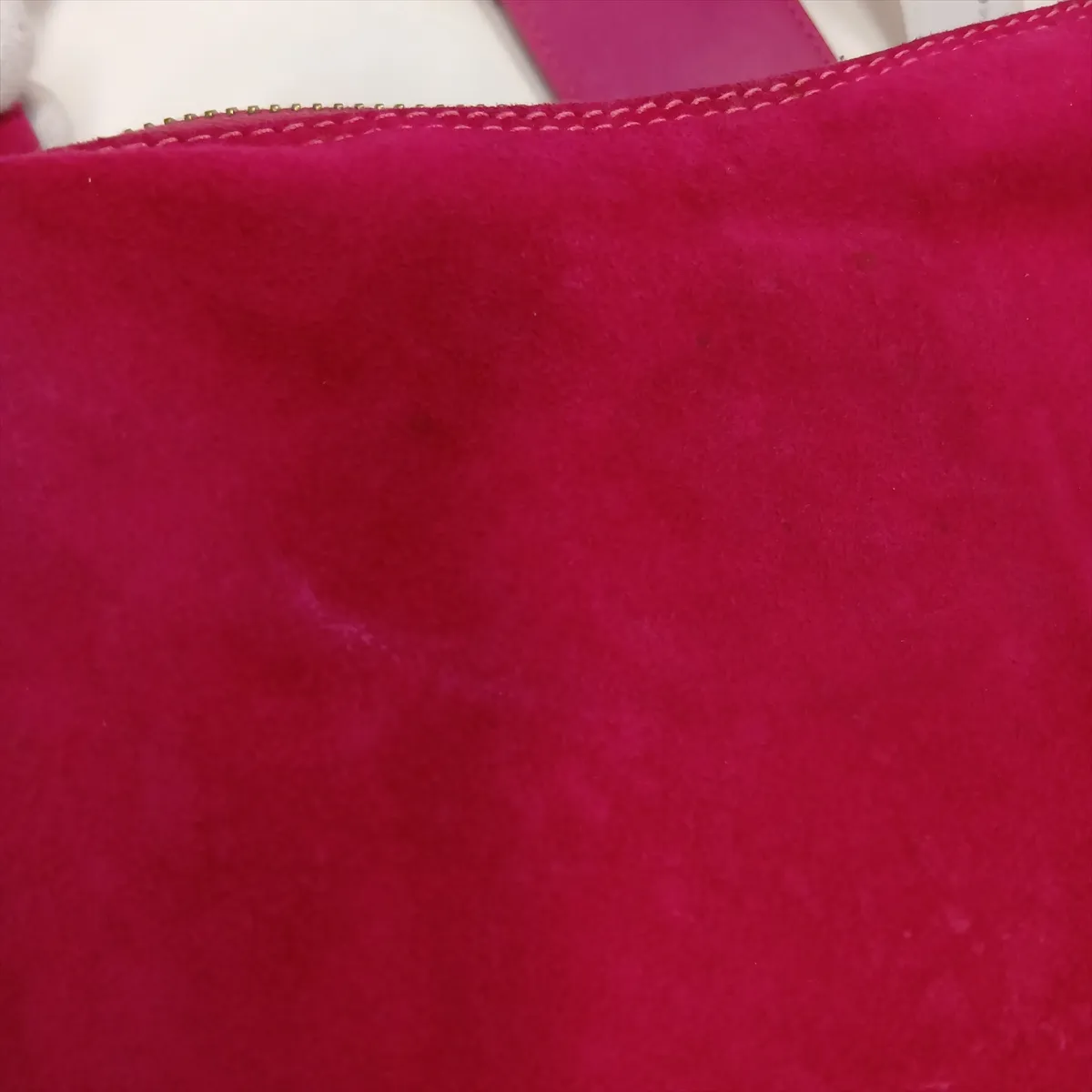 Croissant Suede Shoulder Bag Pink — view 14