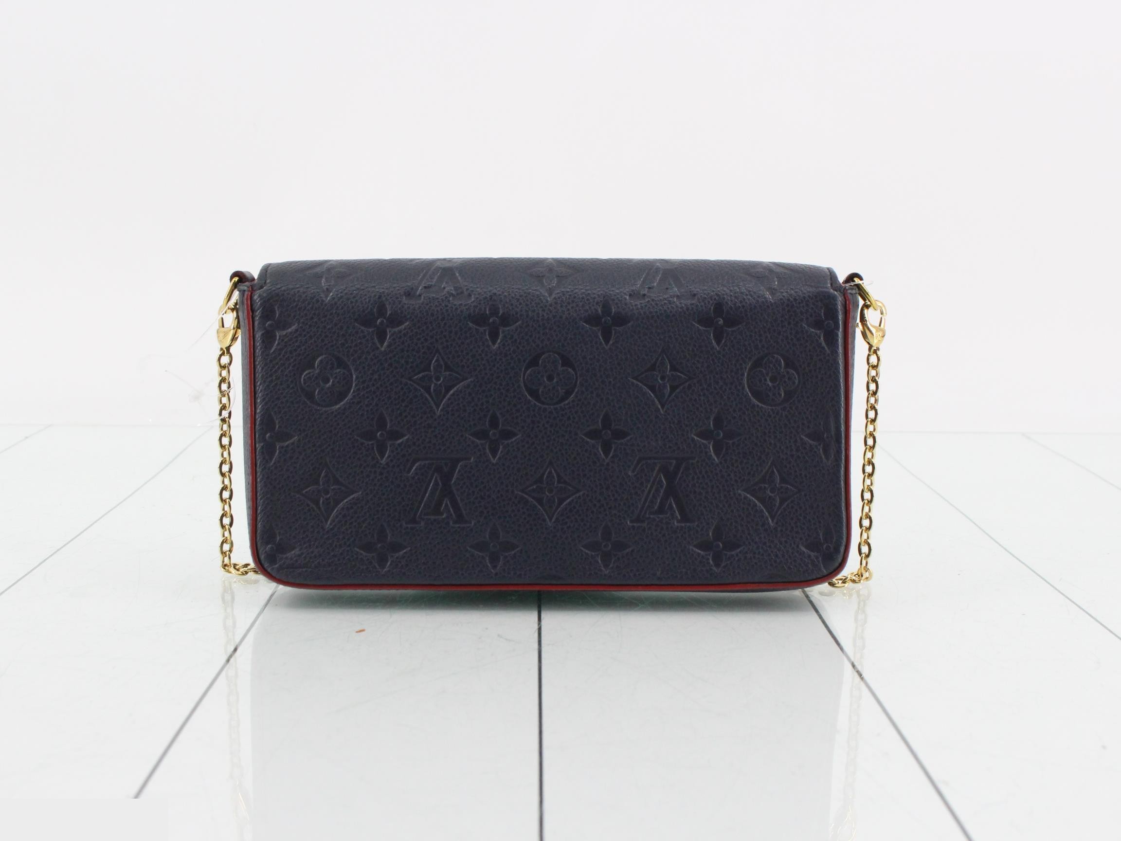 Pochette Felicie Marine Rouge Shoulder Bag with Case — view 2