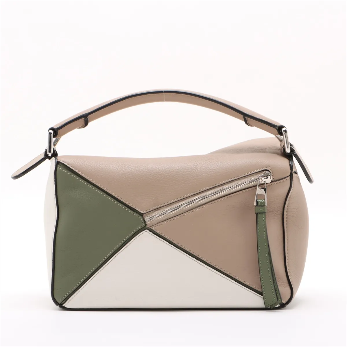 Puzzle Bag Small Leather 2WAY Handbag Multicolor — view 2