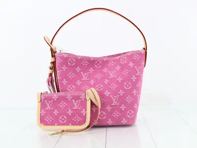 Monogram Denim All-in-BB 2-Way Shoulder Bag