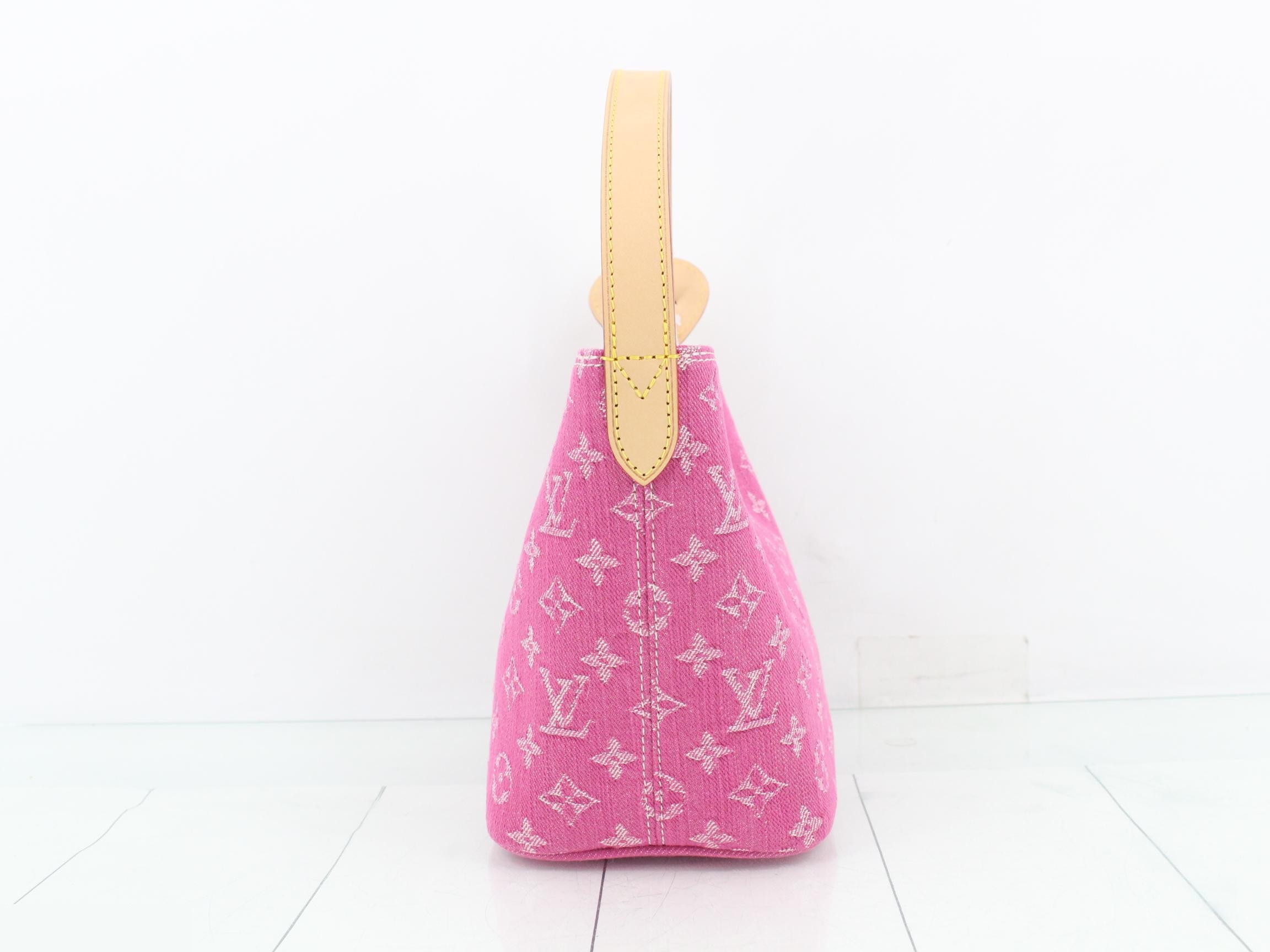 Monogram Denim All-in-BB 2-Way Shoulder Bag — view 3