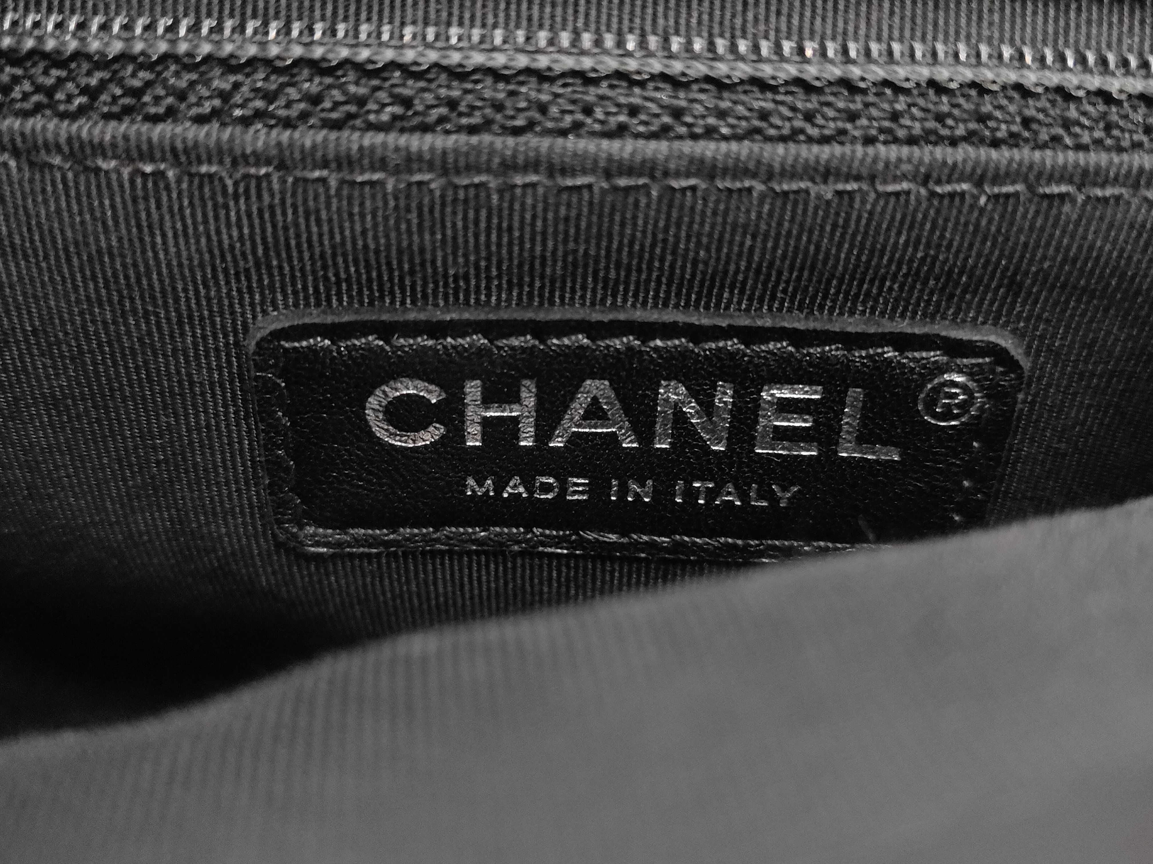 Matelassé Backpack, Black Lambskin, Studs, Silver Hardware, Rucksack — view 9