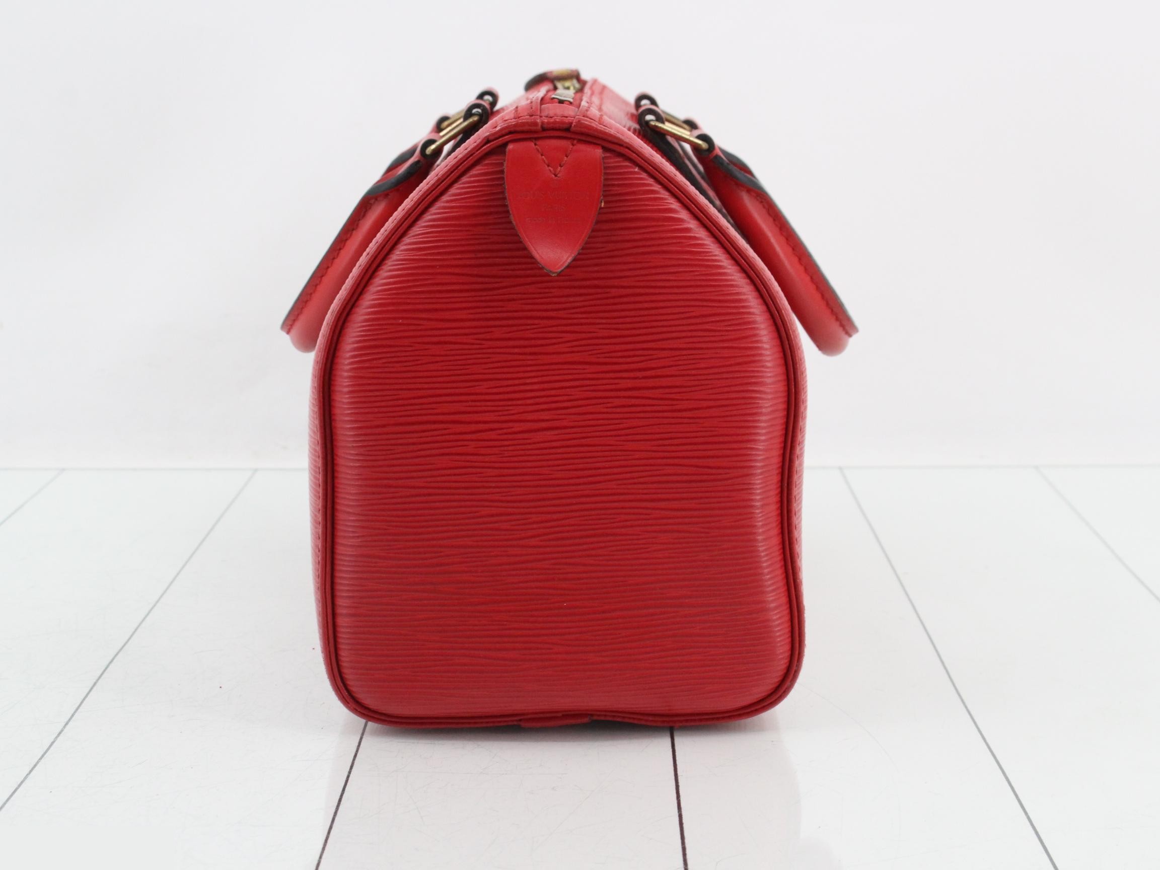 Epi Speedy 25 Castilian Red Handbag — view 4