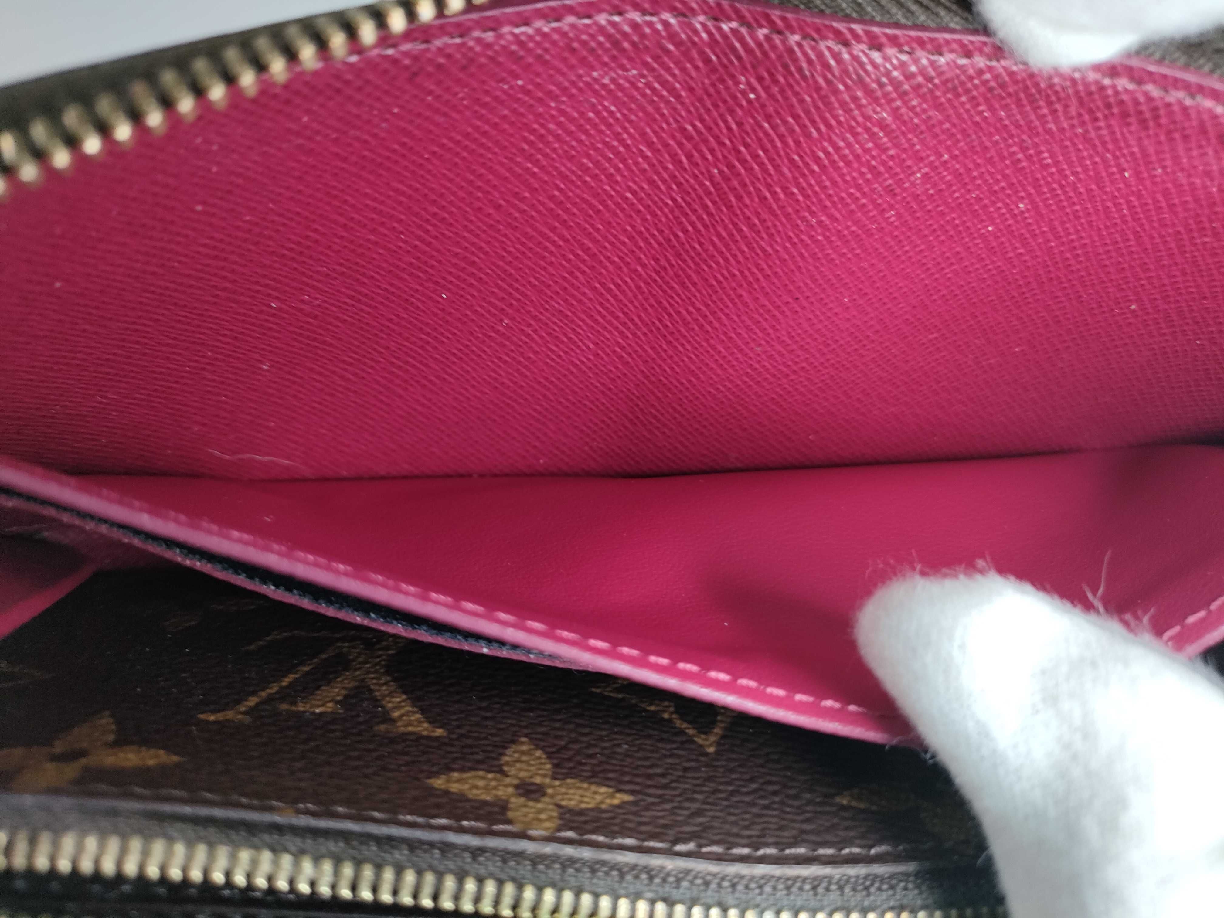 Monogram Portefeuille Clemence Fuchsia Wallet — view 13