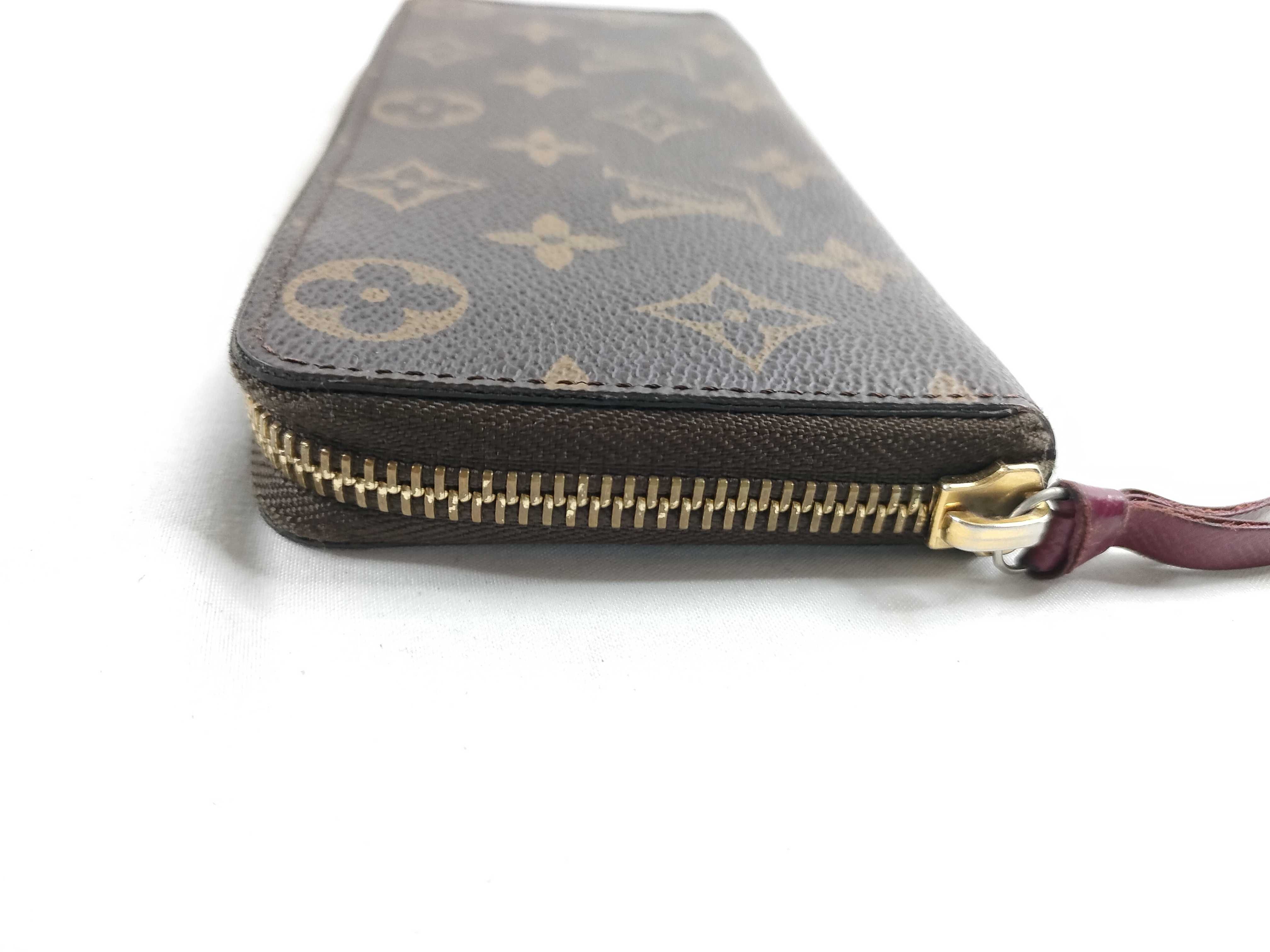 Monogram Portefeuille Clemence Fuchsia Wallet — view 5