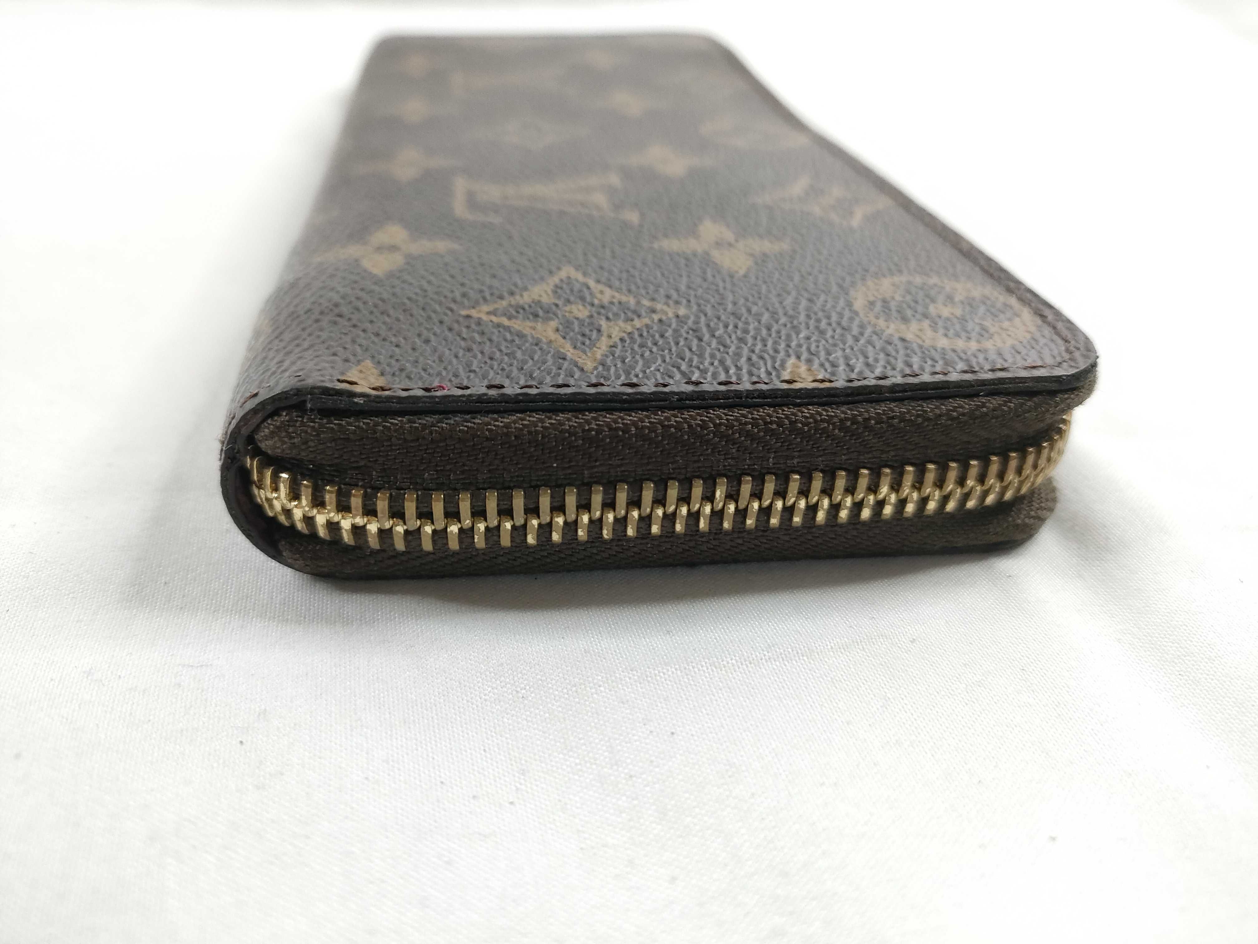 Monogram Portefeuille Clemence Fuchsia Wallet — view 7