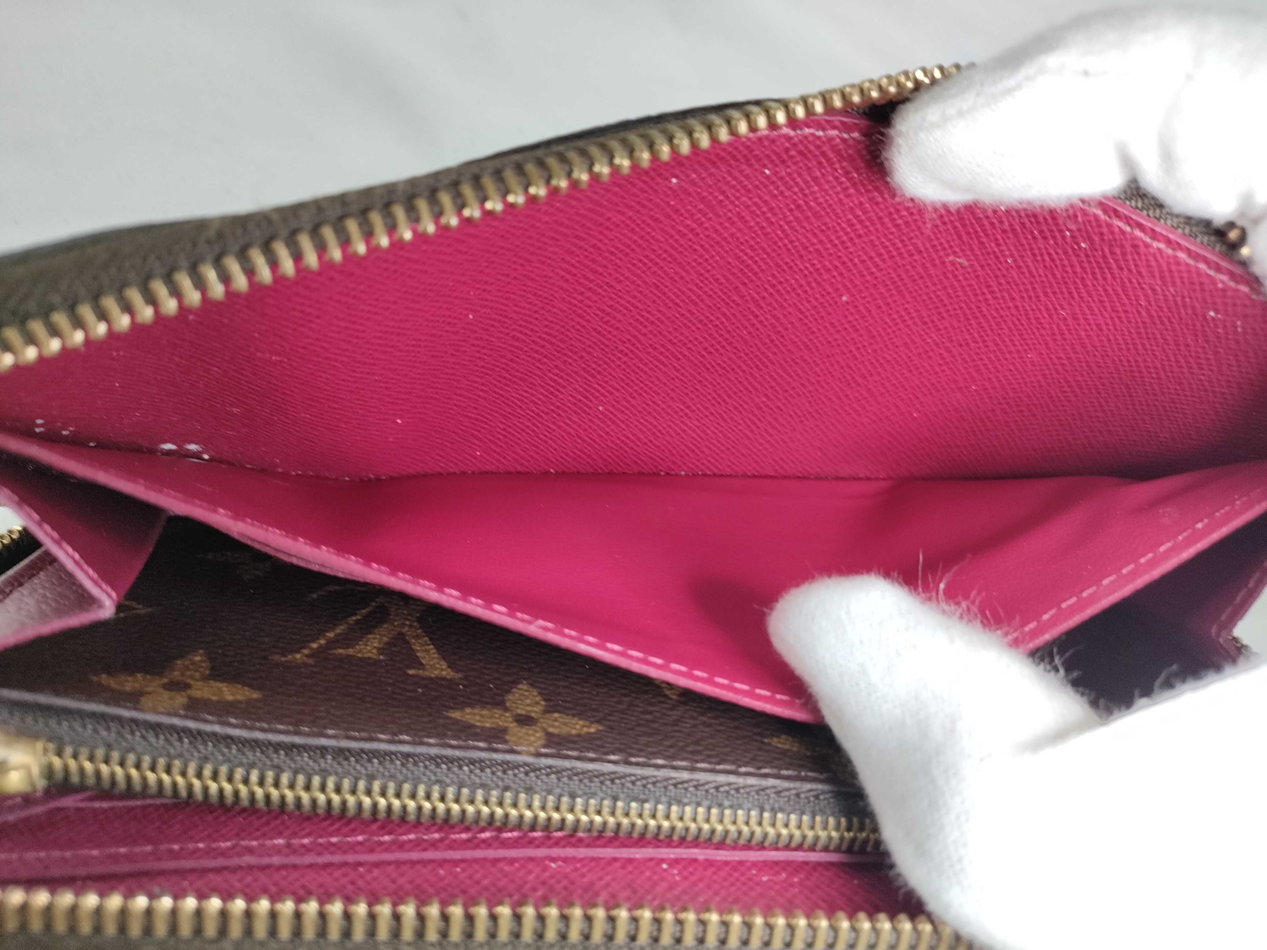 Monogram Portefeuille Clemence Fuchsia Wallet — view 10